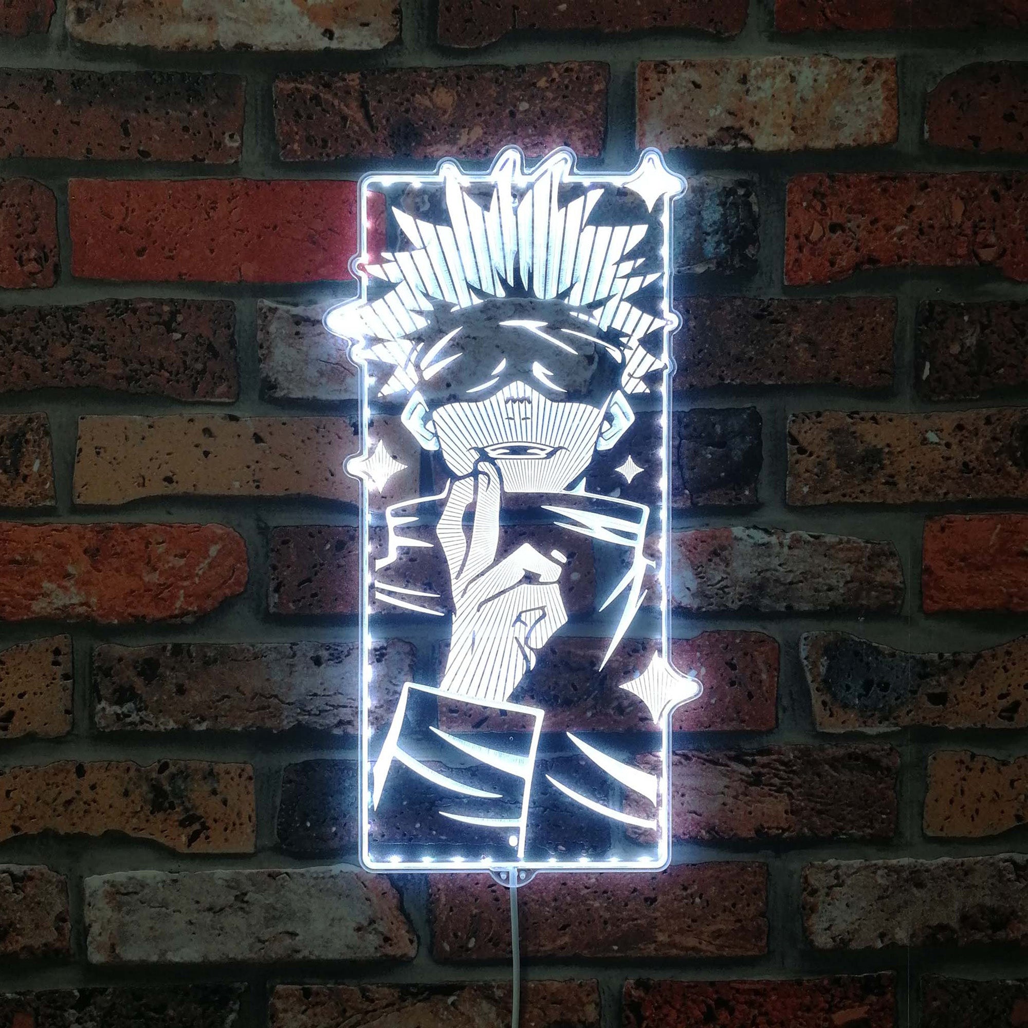 Jujutsu Kaisen Satoru Gojo Neon RGB Edge Lit LED Sign