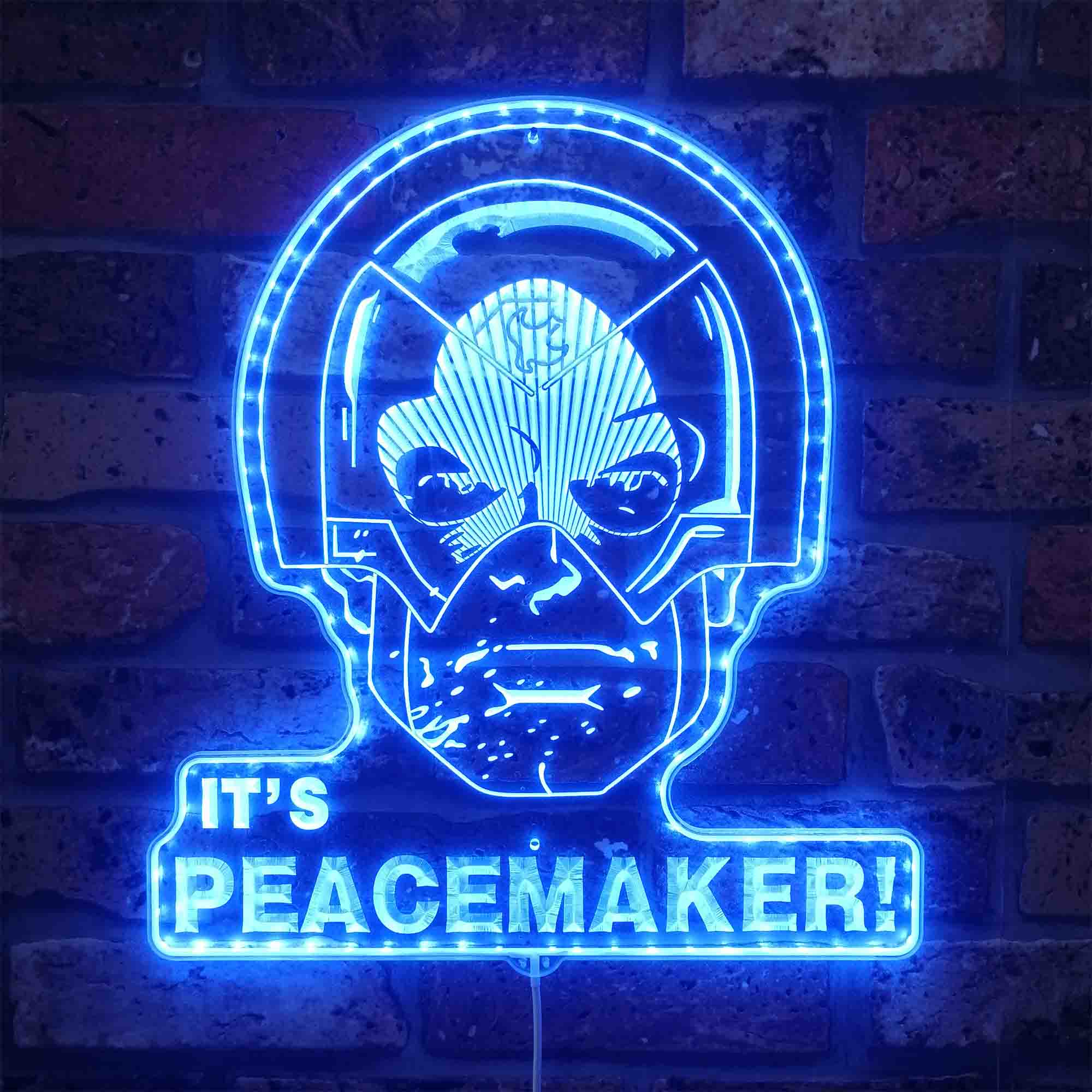 Peacemaker Dynamic RGB Edge Lit LED Sign | PROLEDSIGN