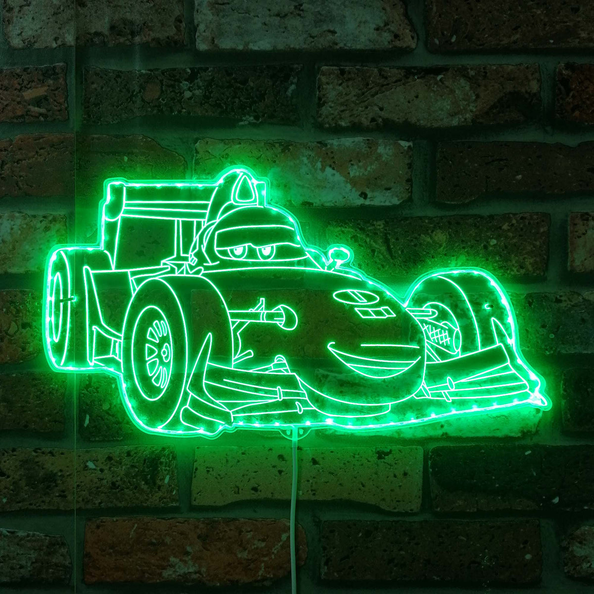 Francesco Bernoulli Mcqueen Cartoon Dynamic RGB Edge Lit LED Sign ...