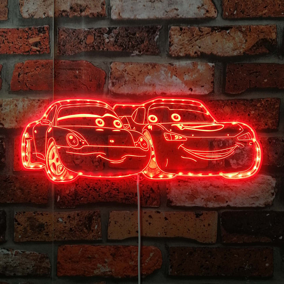 Mcqueen & Sally Dynamic RGB Edge Lit LED Sign | PROLEDSIGN