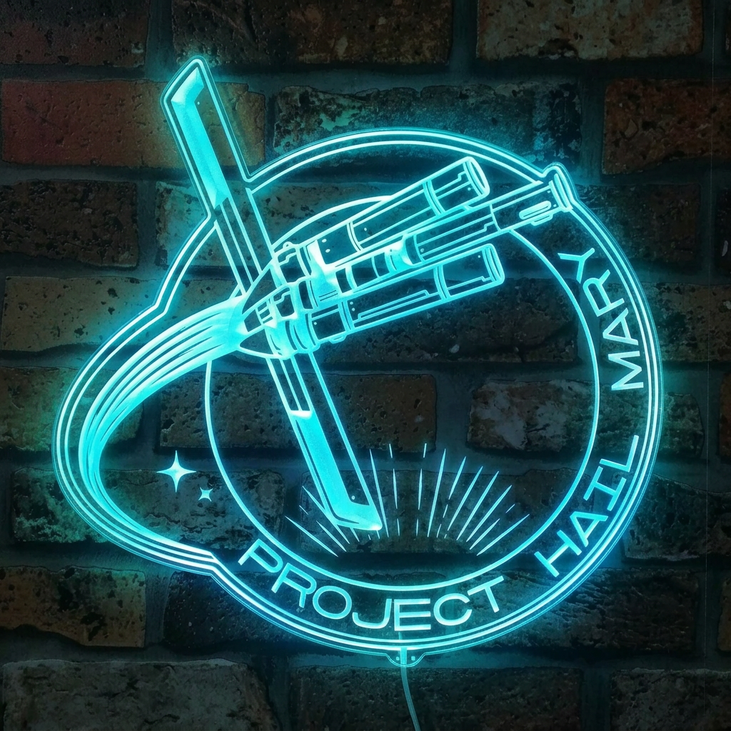 Project Hail Mary Dynamic RGB Edge Lit LED Sign | PROLEDSIGN