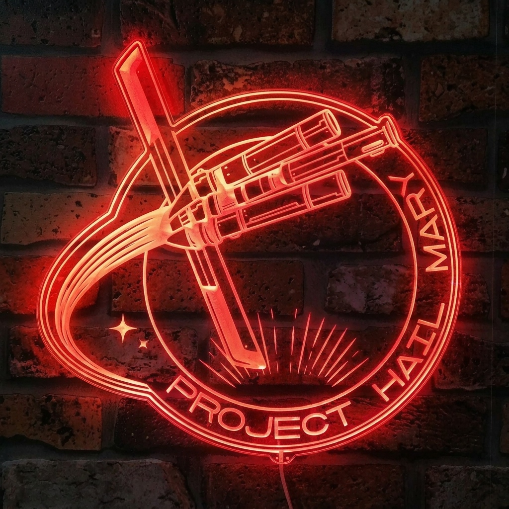 Project Hail Mary Dynamic RGB Edge Lit LED Sign | PROLEDSIGN