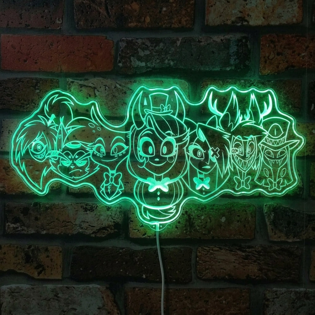 Hazbin Hotel Charlie Morningstar Alastor Angel Dust Dynamic RGB Edge ...