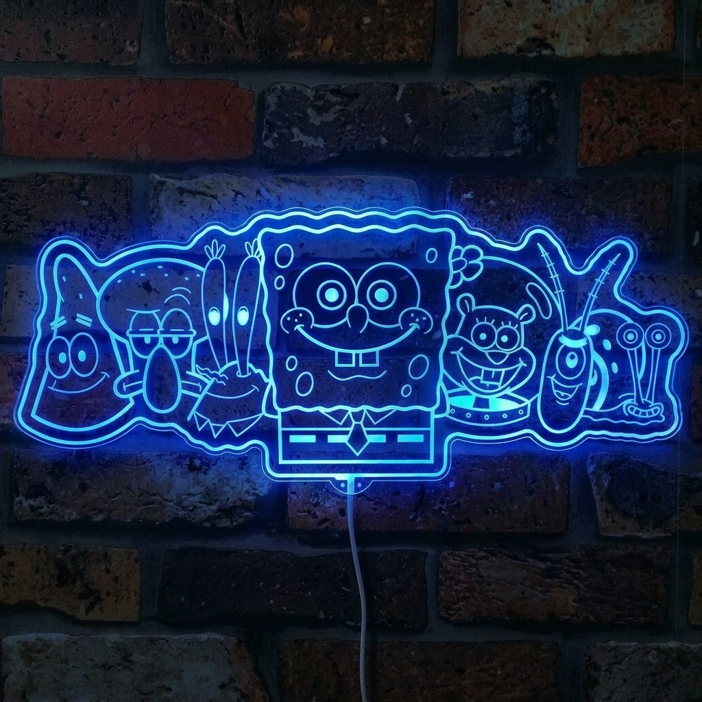 SpongeBob SquarePants Patrick Squidward Mr Krabs Sandy Plankton Gary ...