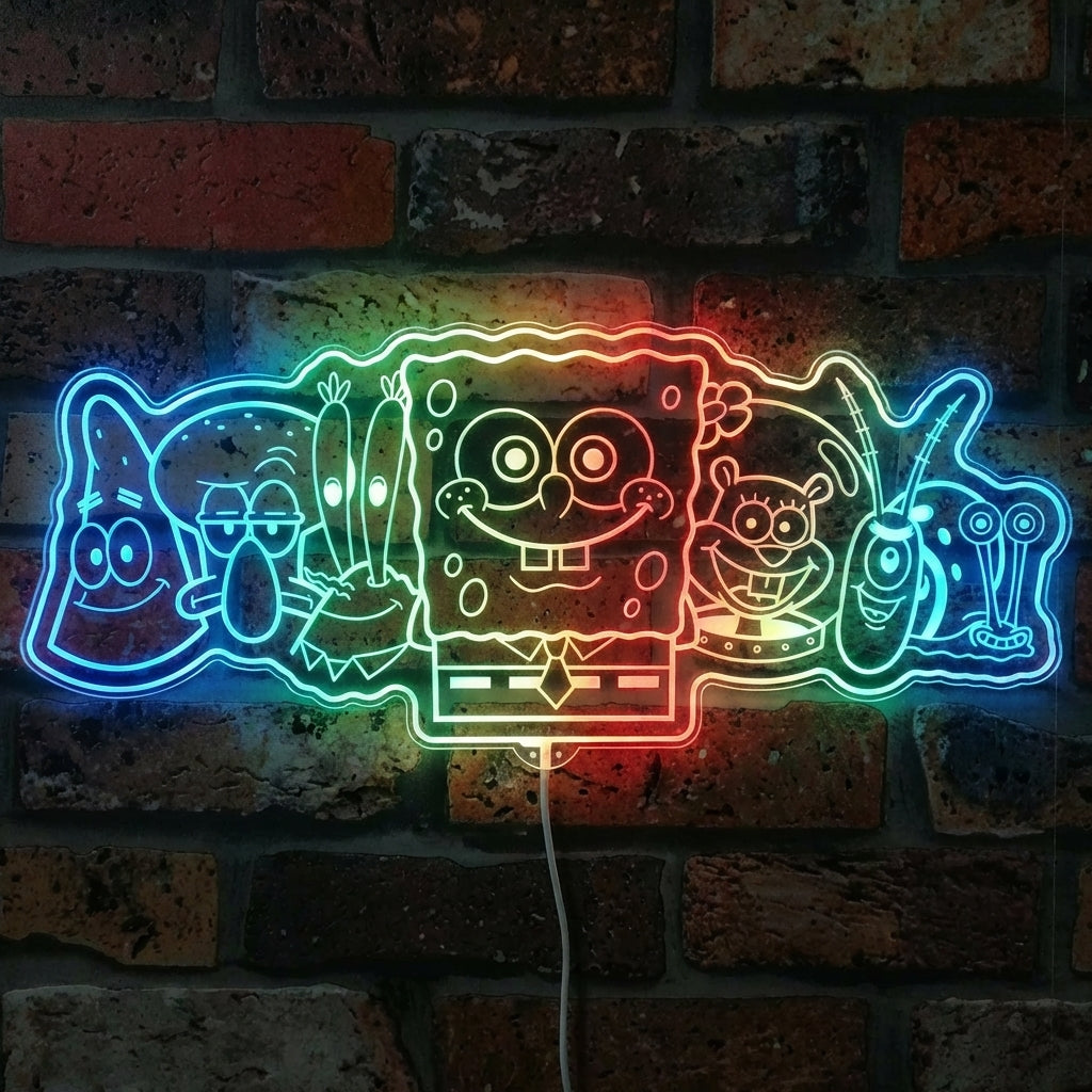 SpongeBob SquarePants Patrick Squidward Mr Krabs Sandy Plankton Gary ...