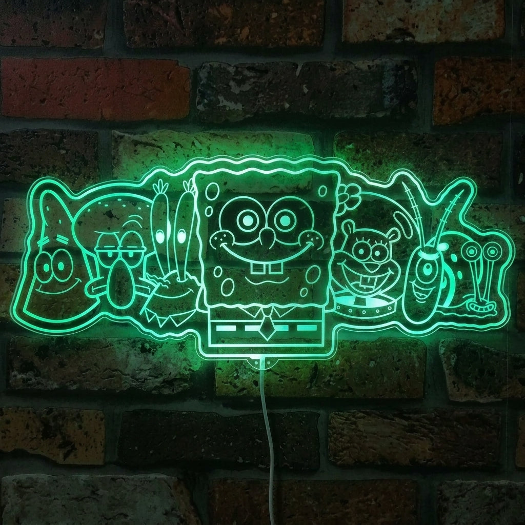 SpongeBob SquarePants Patrick Squidward Mr Krabs Sandy Plankton Gary ...