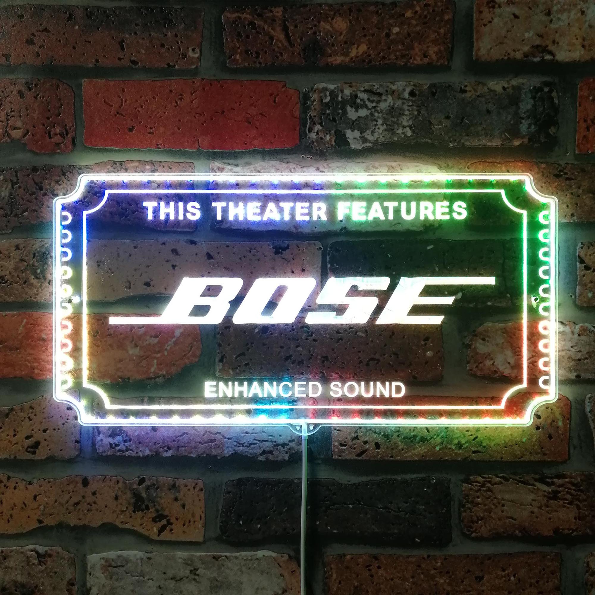 Bose Dynamic RGB Edge Lit LED Sign