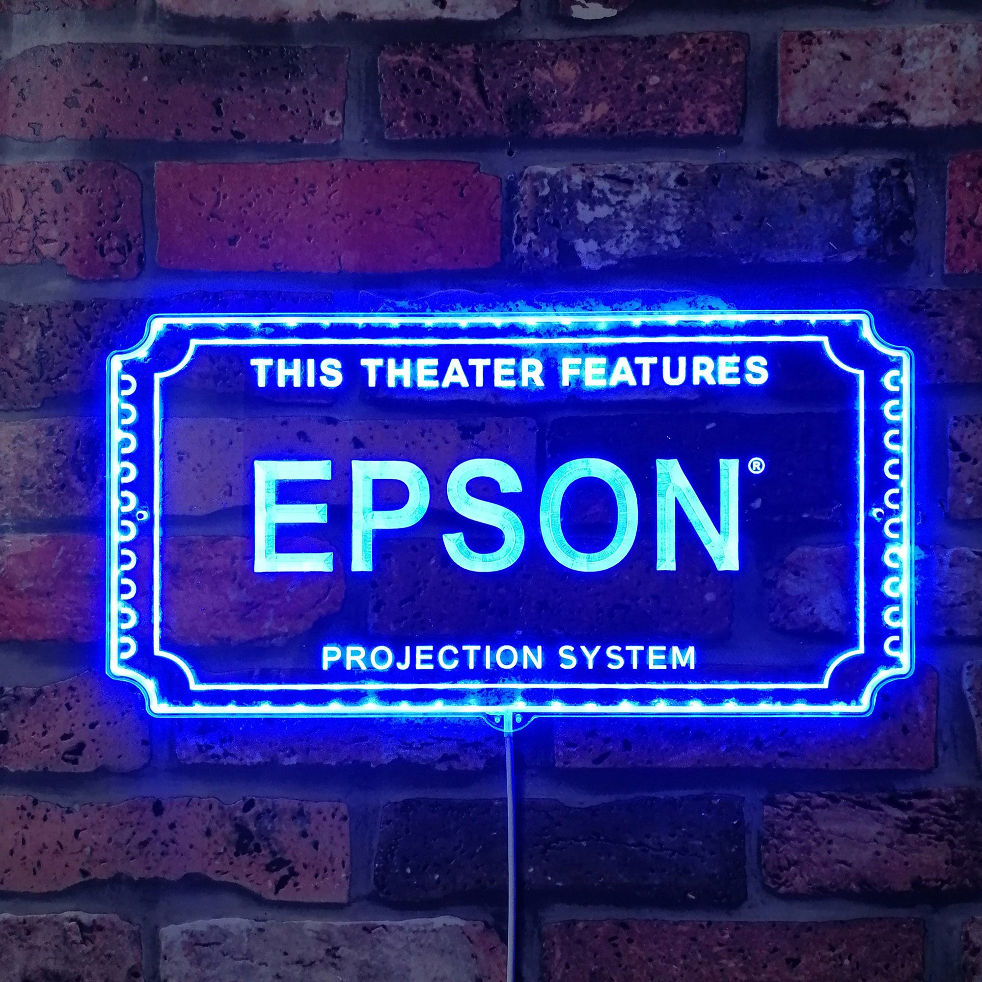 Epson Dynamic RGB Edge Lit LED Sign