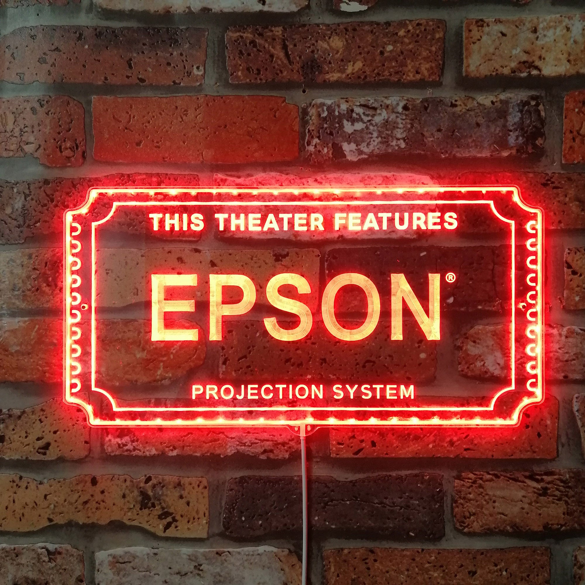 Epson Dynamic RGB Edge Lit LED Sign