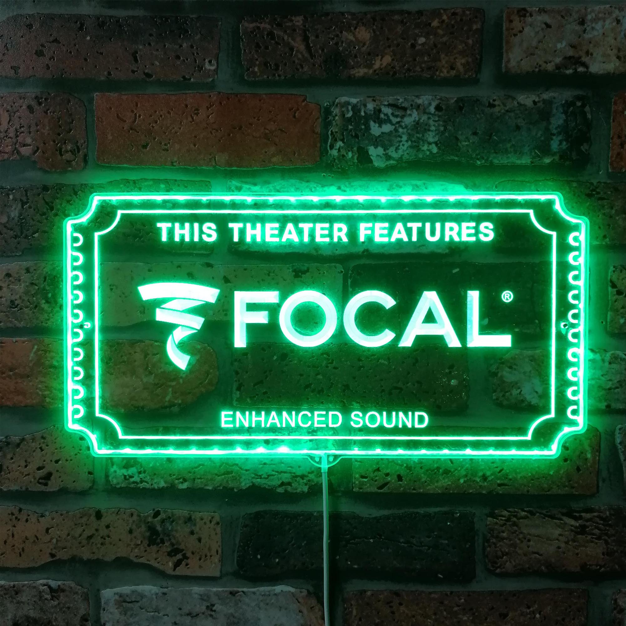 Focal Dynamic RGB Edge Lit LED Sign