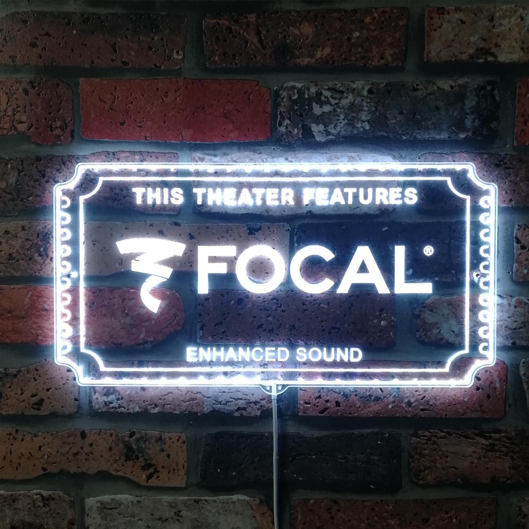 Focal Dynamic RGB Edge Lit LED Sign