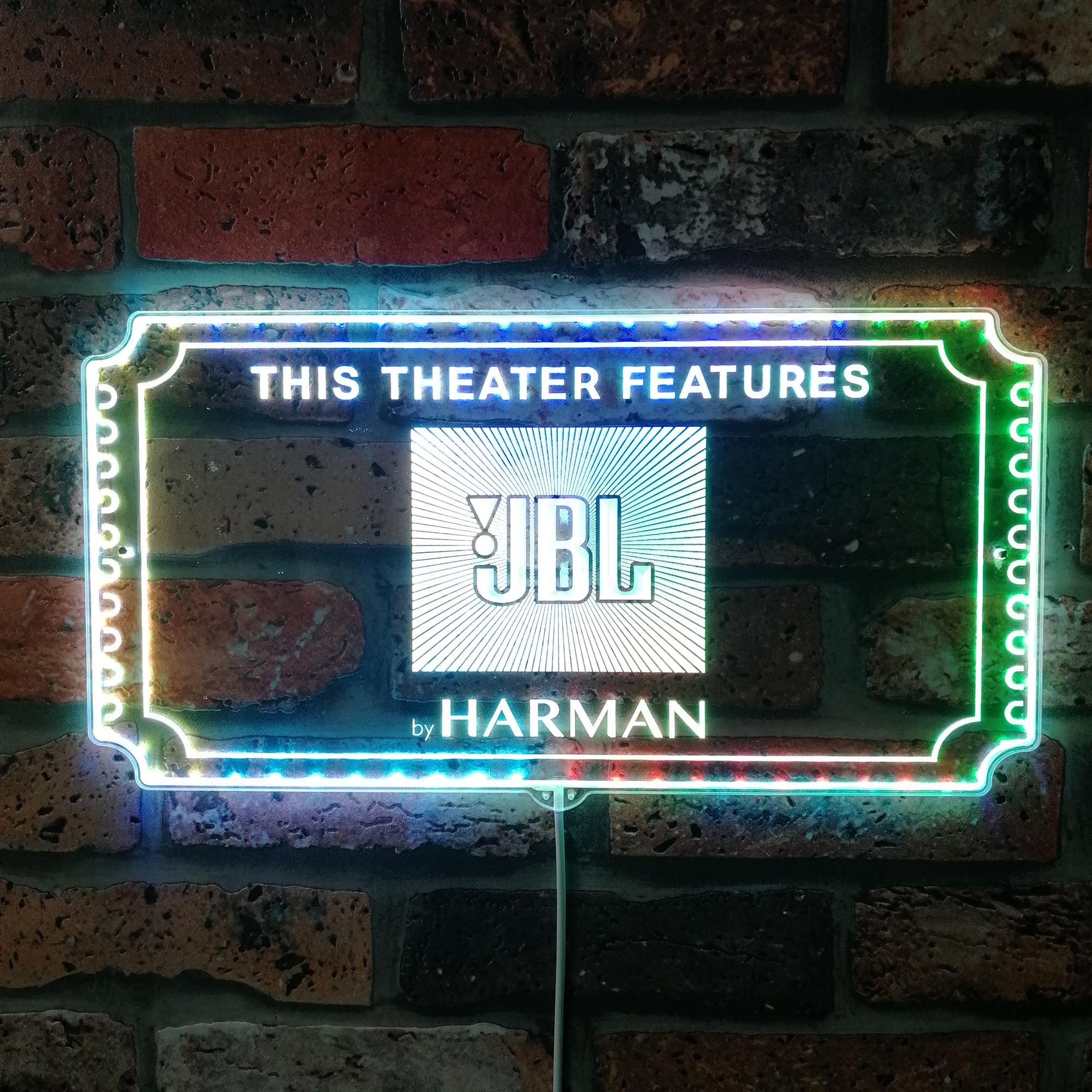 JBL Professional Dynamic RGB Edge Lit LED Sign