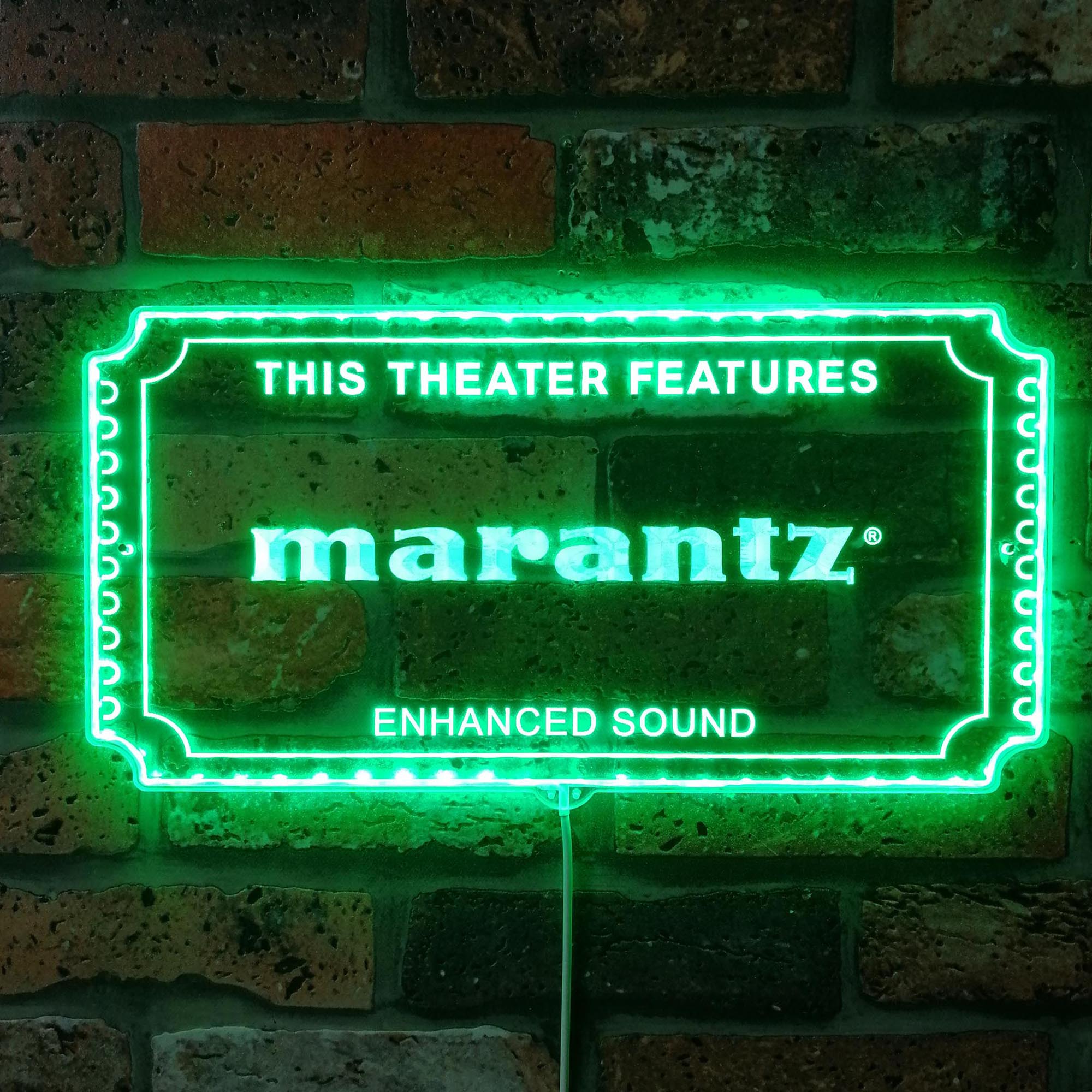 Marantz Dynamic RGB Edge Lit LED Sign