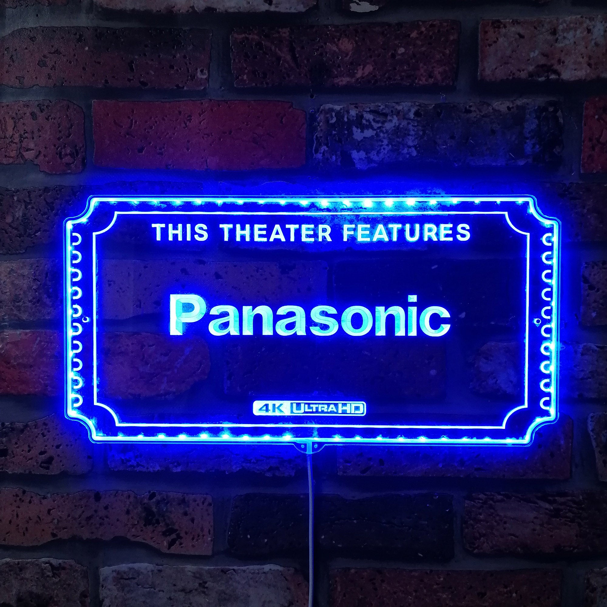Panasonic Sign Panasonic 4K UltraHD Dynamic RGB Edge Lit LED Sign | PROLEDSIGN