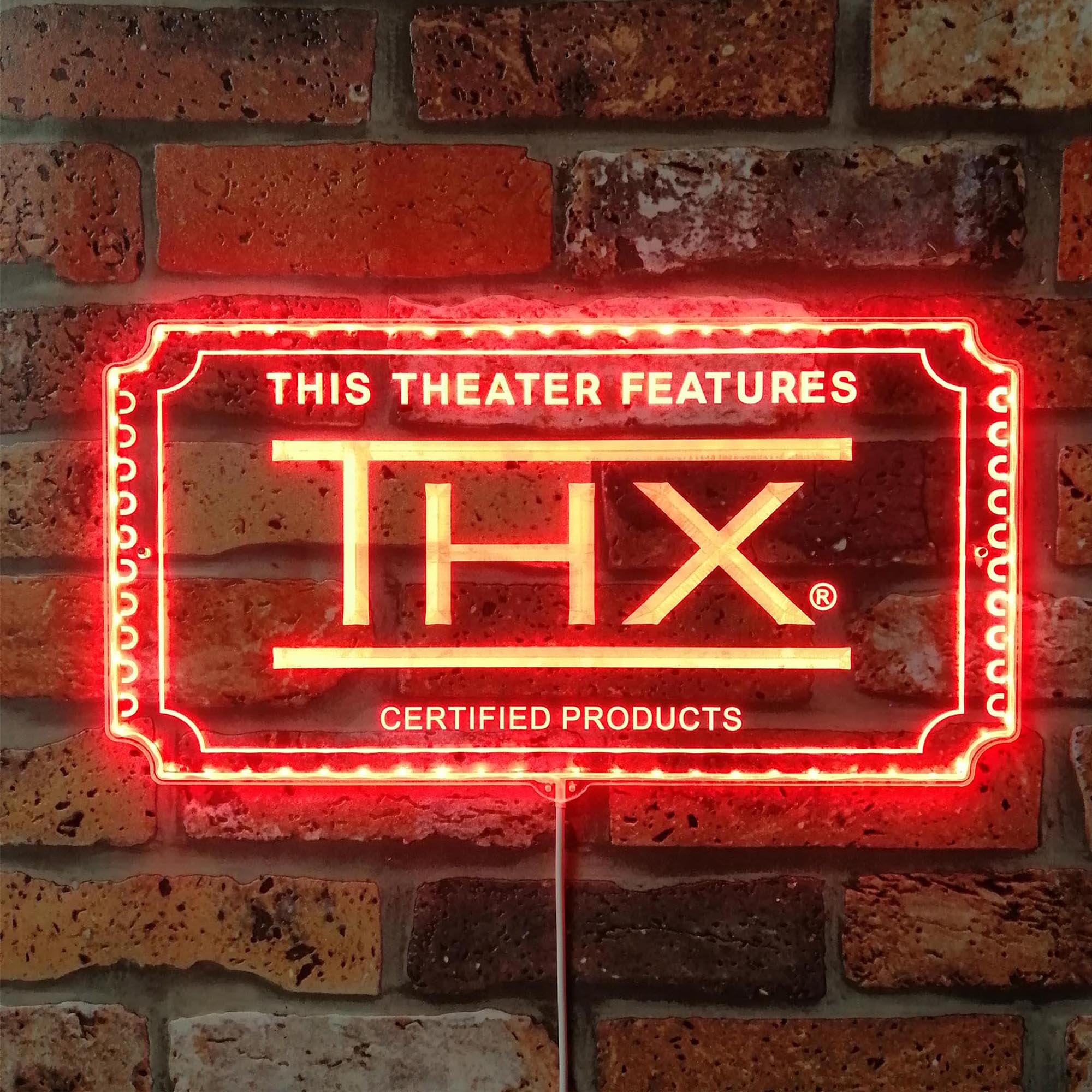 THX Dynamic RGB Edge Lit LED Sign