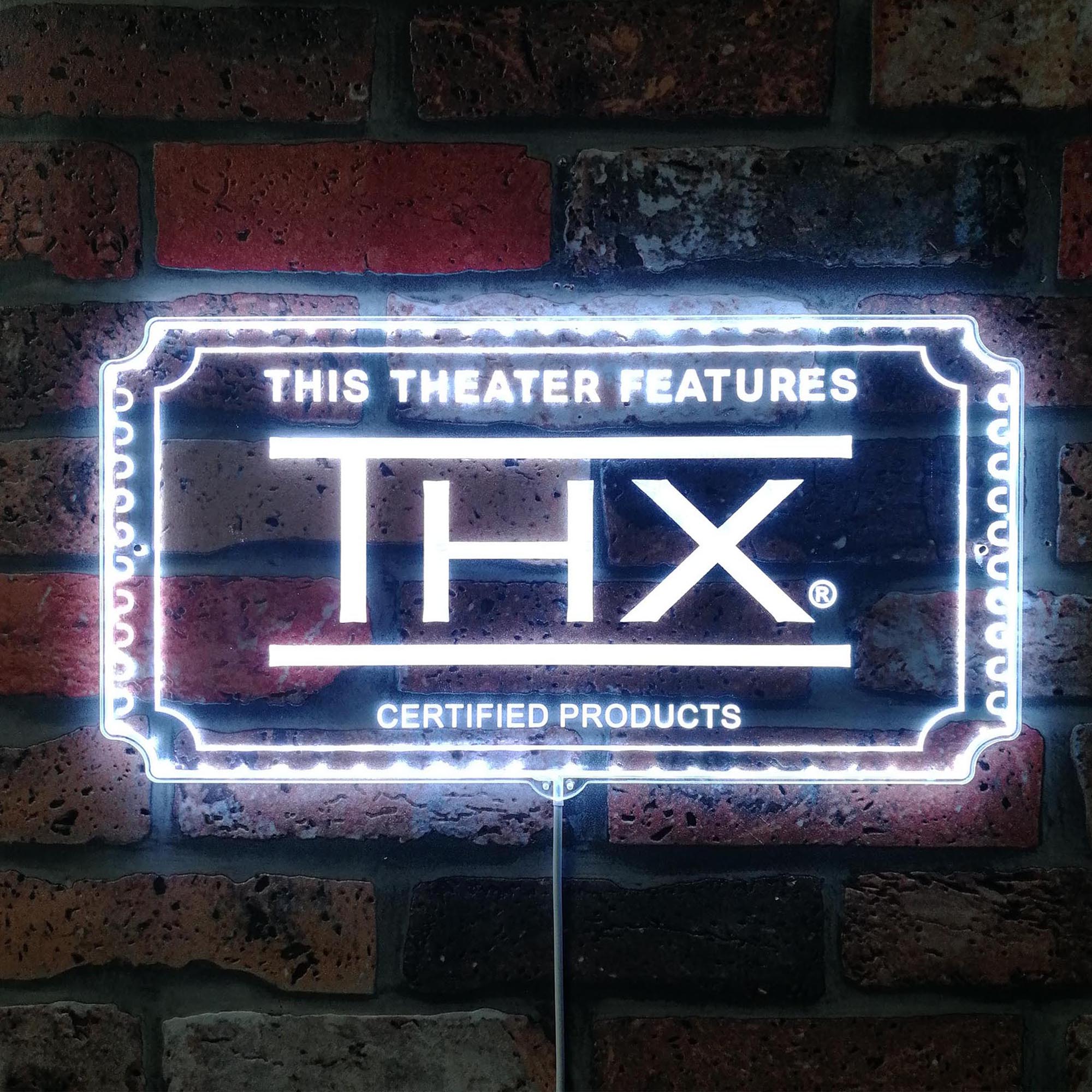 THX Dynamic RGB Edge Lit LED Sign