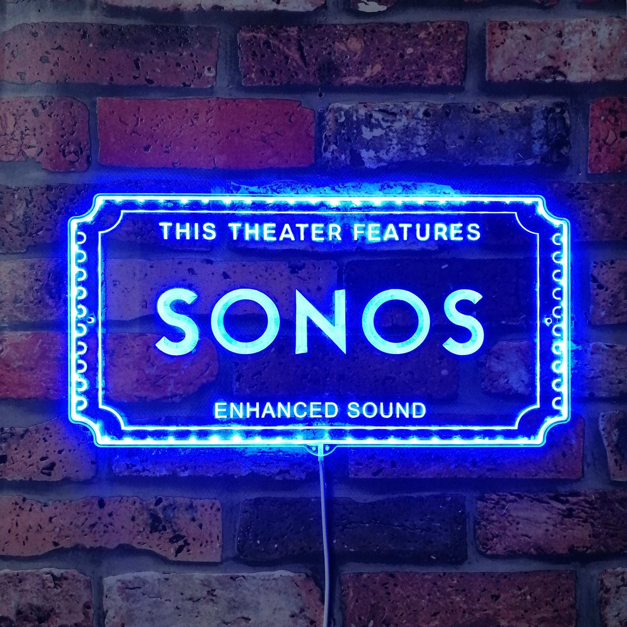 Sonos Home Movie Dynamic RGB Edge Lit LED Sign