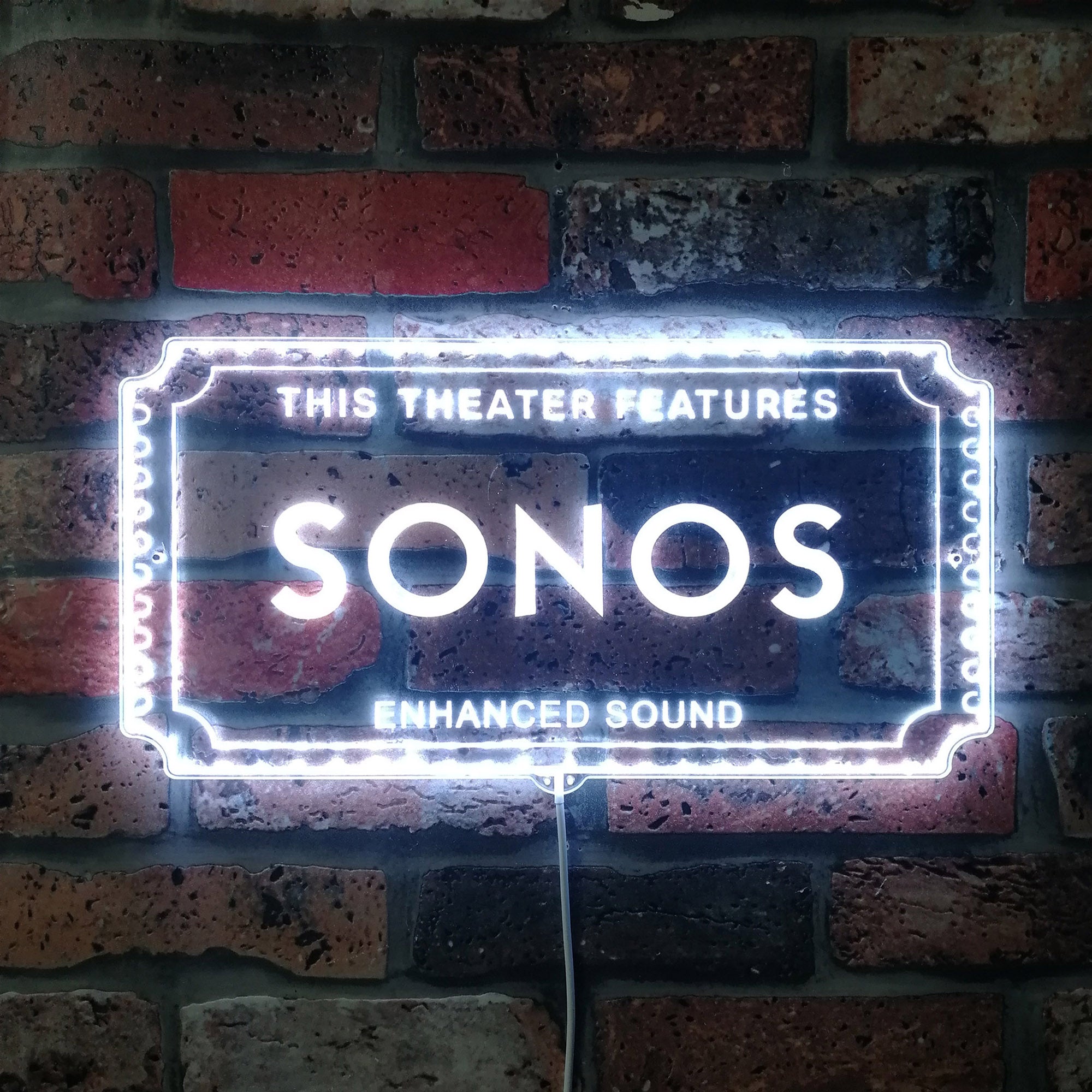 Sonos Home Movie Dynamic RGB Edge Lit LED Sign