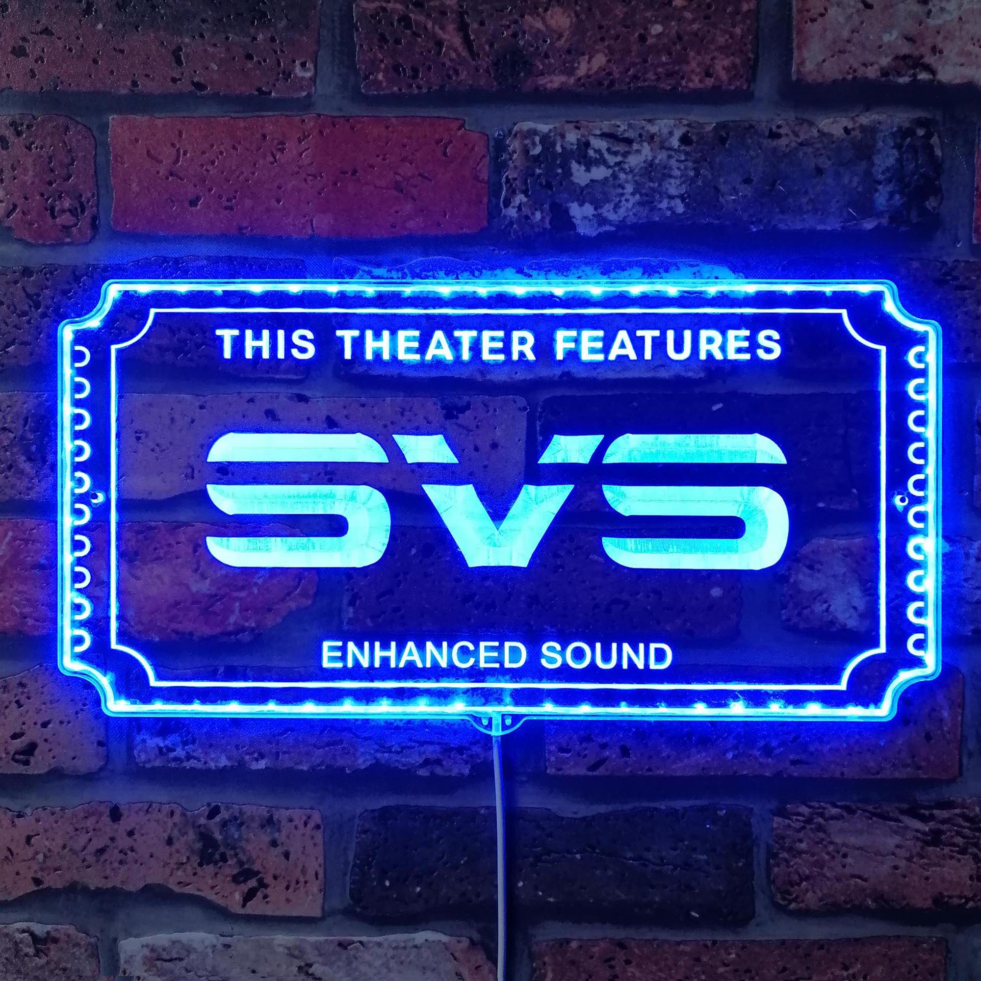 SVS Dynamic RGB Edge Lit LED Sign