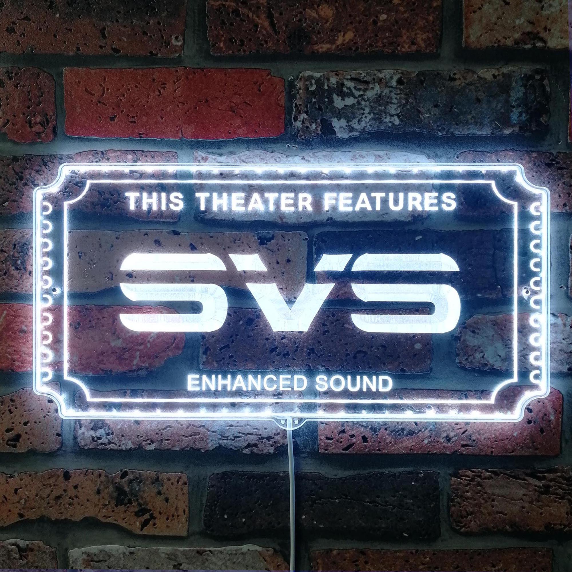 SVS Dynamic RGB Edge Lit LED Sign