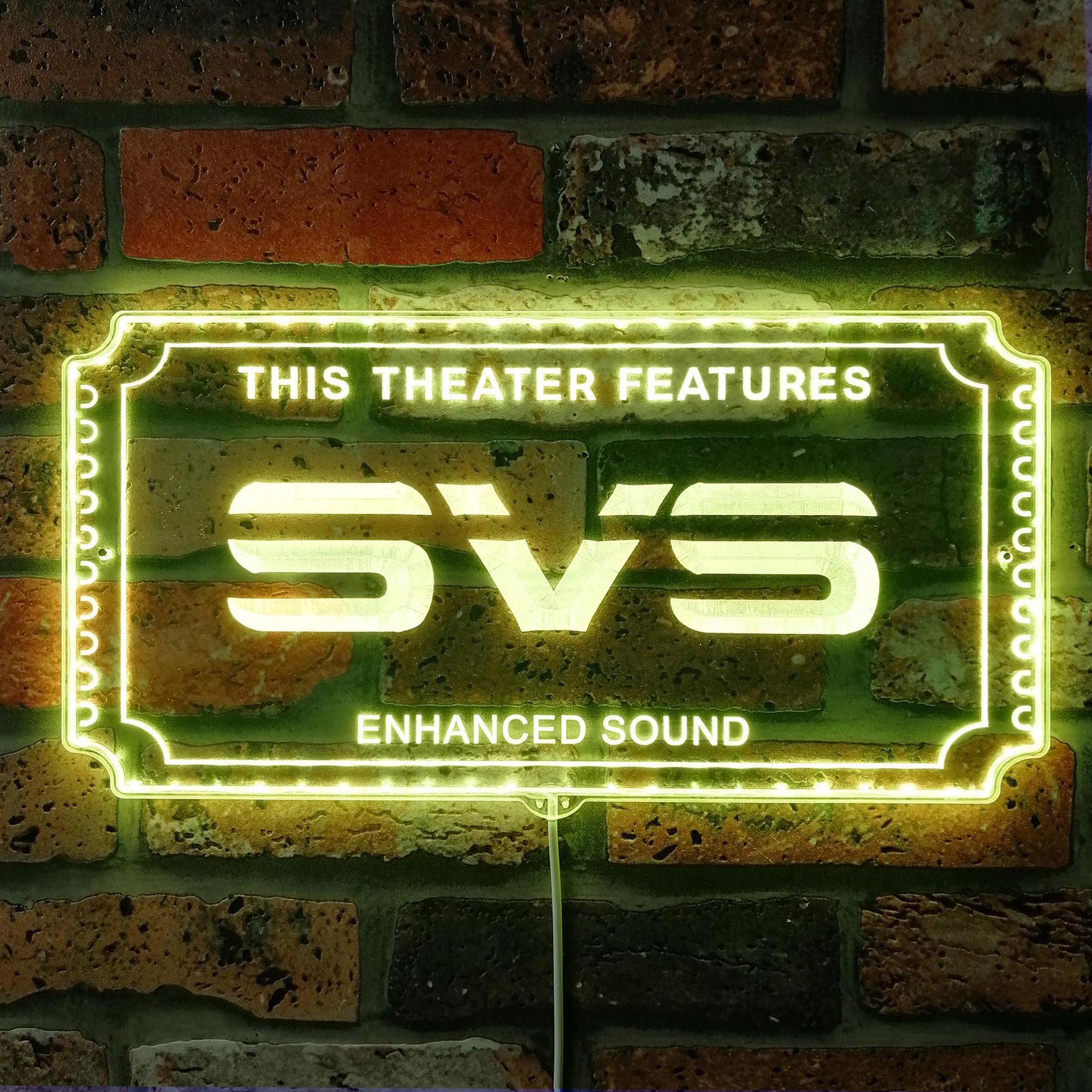 SVS Dynamic RGB Edge Lit LED Sign