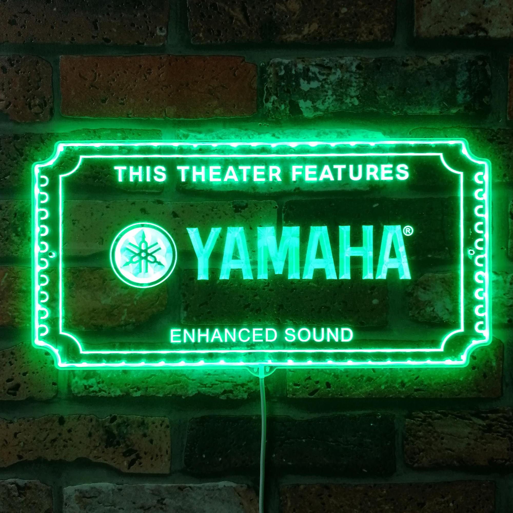 Yamaha Dynamic RGB Edge Lit LED Sign