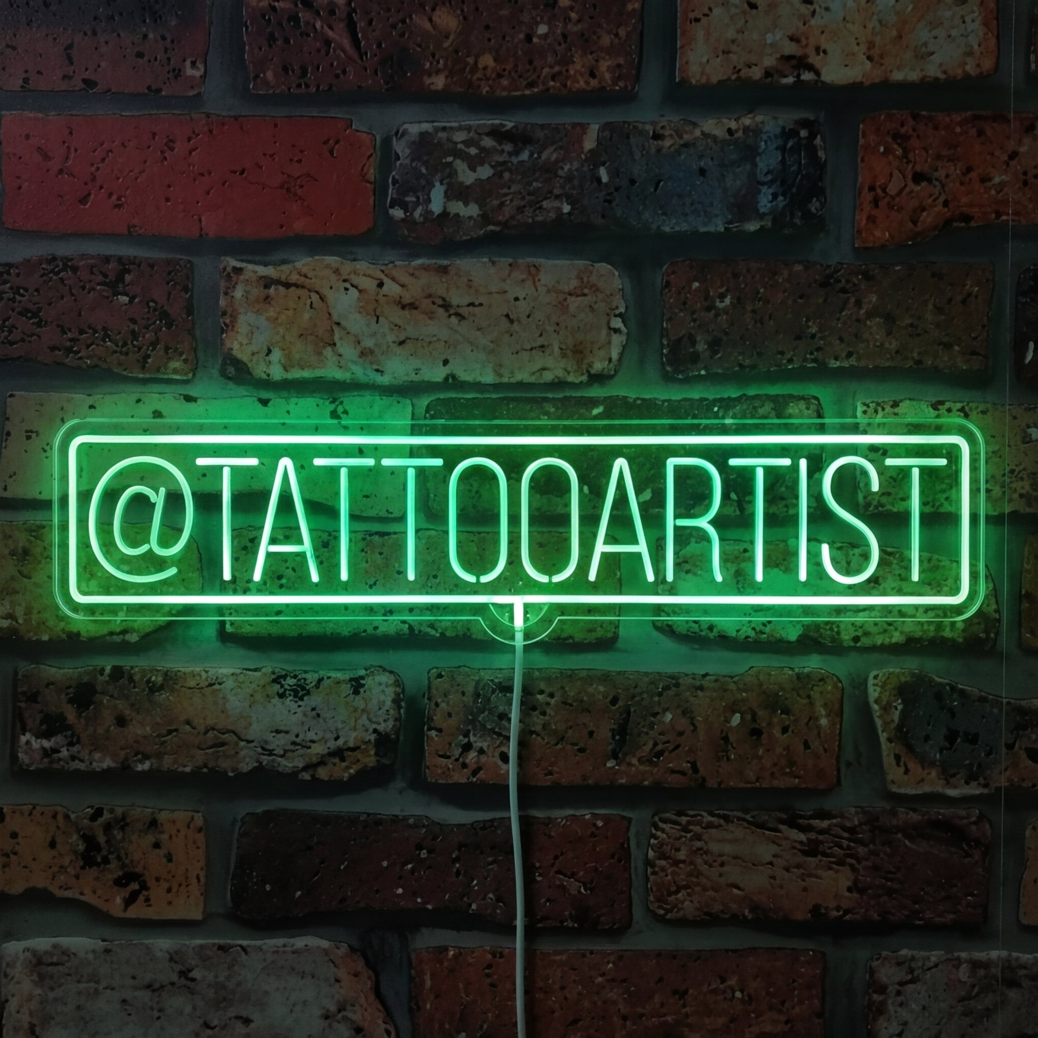 Custom Tattoo Tag Dynamic RGB Edge Lit LED Sign | PROLEDSIGN