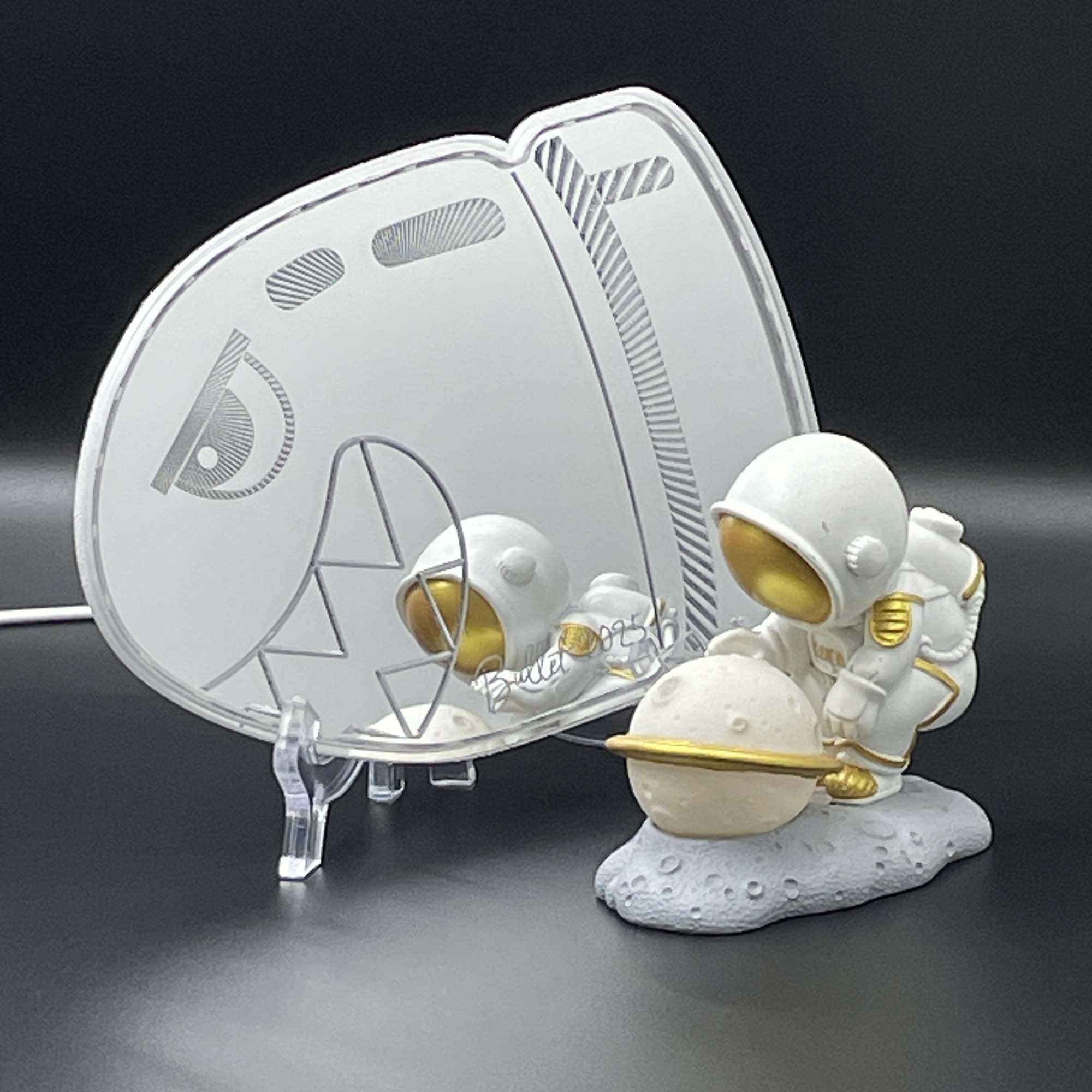 Super Mario Bullet Neon LED Sign with Dynamic RGB Colors Mirror Backing