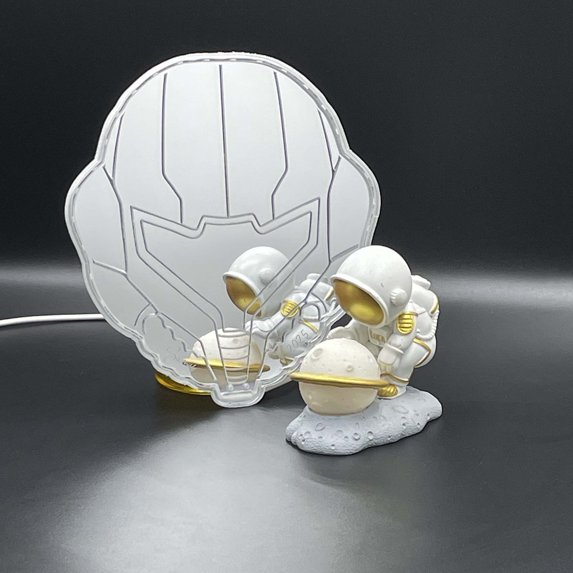 Metroid Samus Dynamic RGB Edge Lit LED Sign | PROLEDSIGN