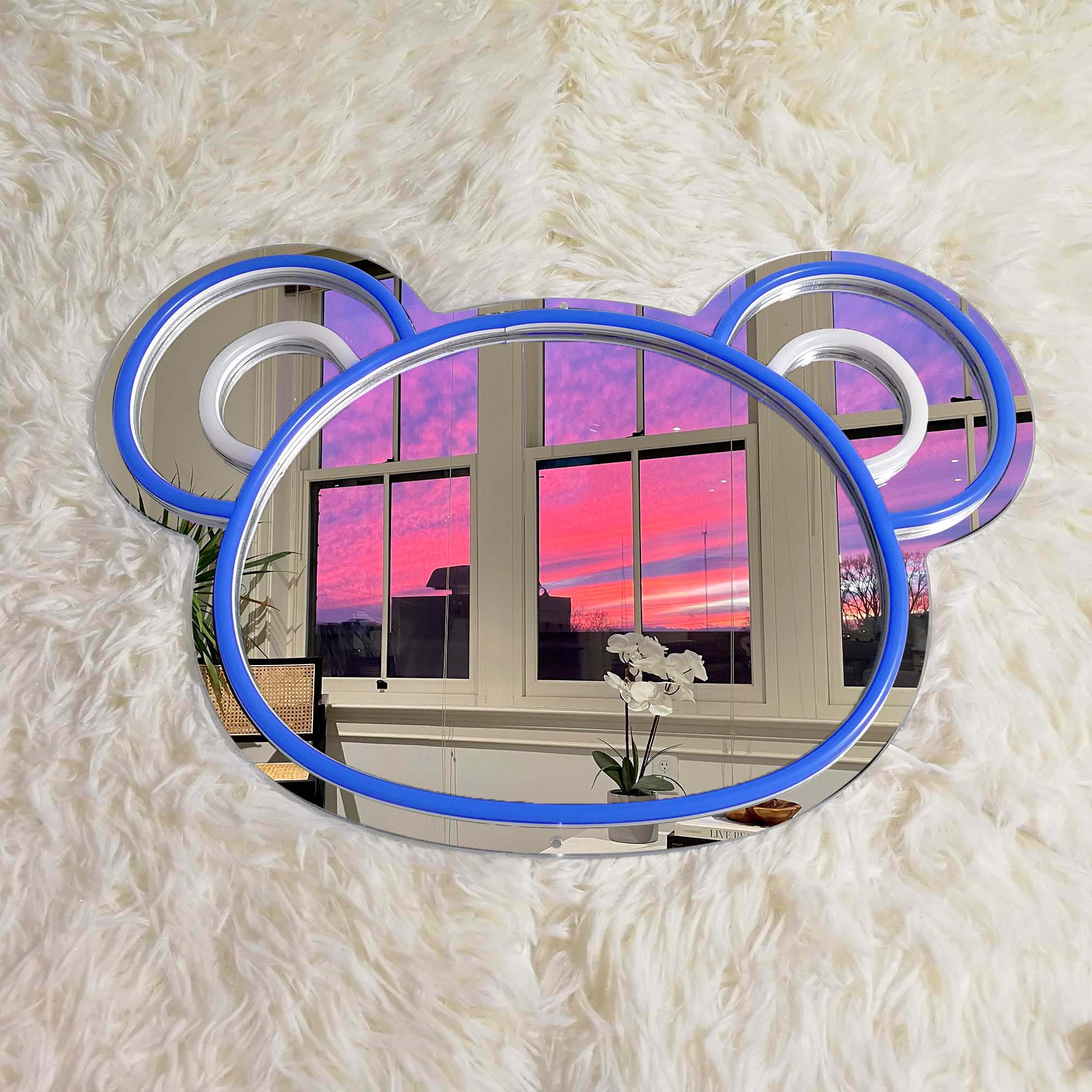 BT21 Koya Cute Bear Light Up Makeup Mirror Sign