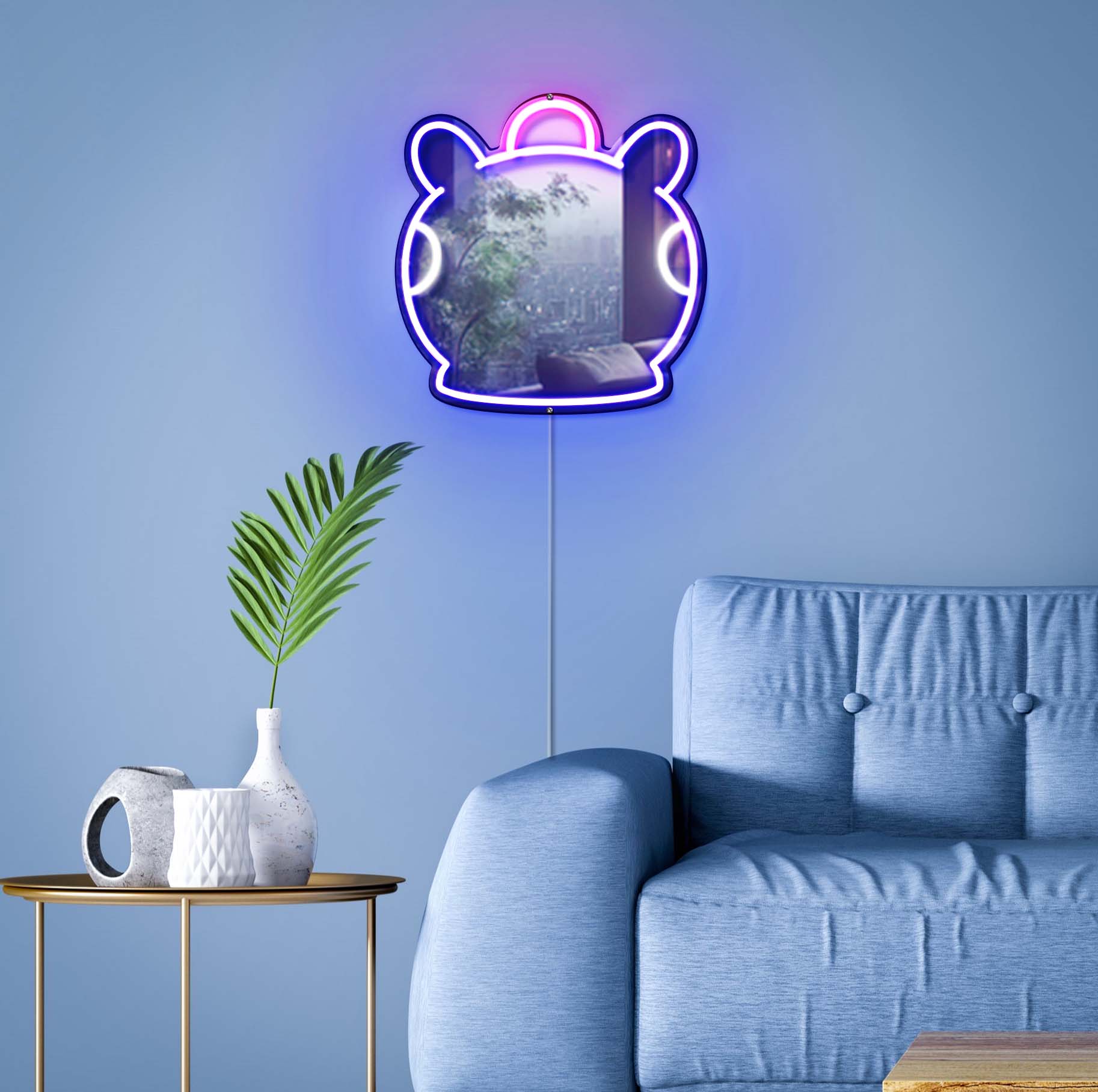 BT21 - Mang Light Up Makeup Mirror Sign