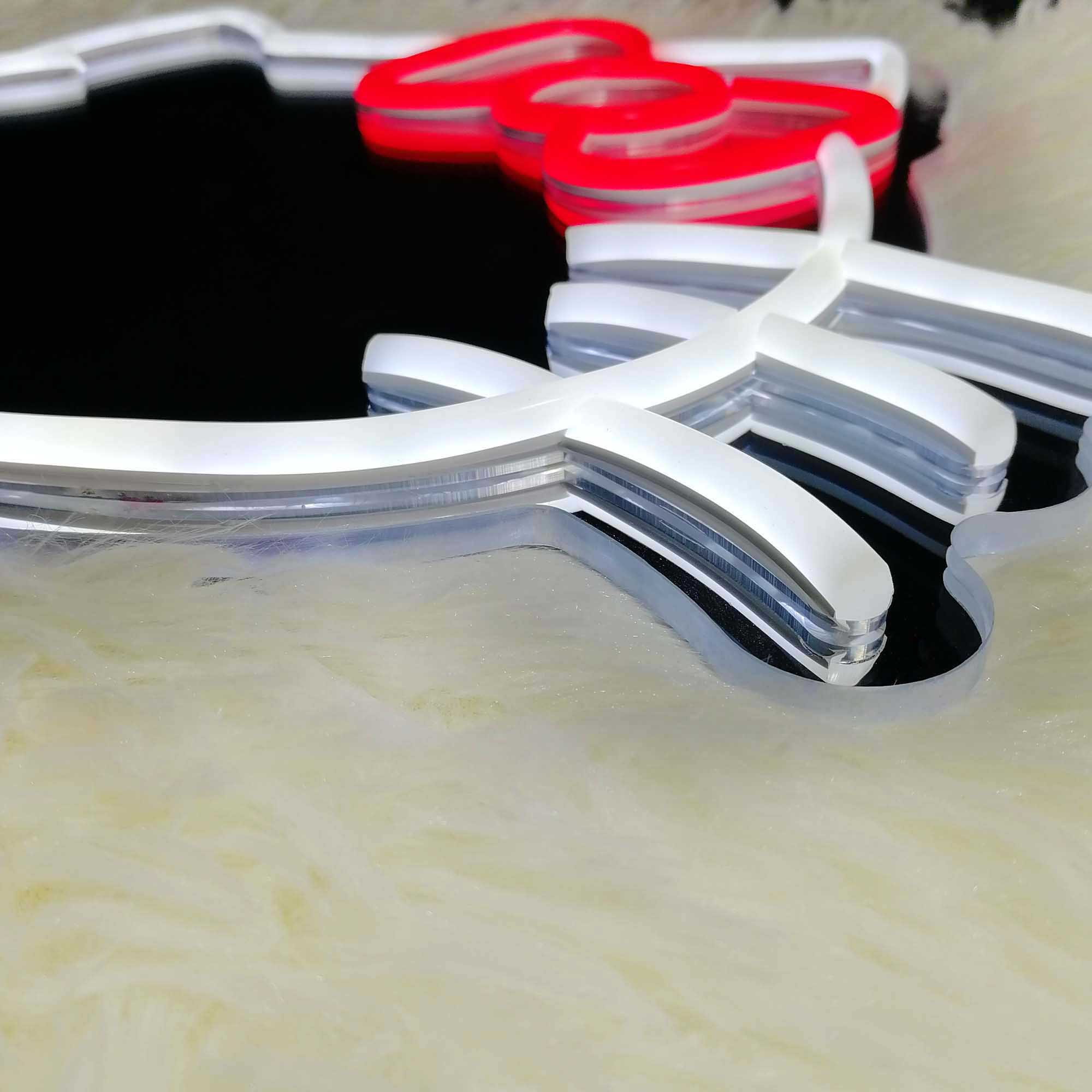 Hello Kitty Light Up Makeup Mirror Sign, Hello Kitty LED Mirror