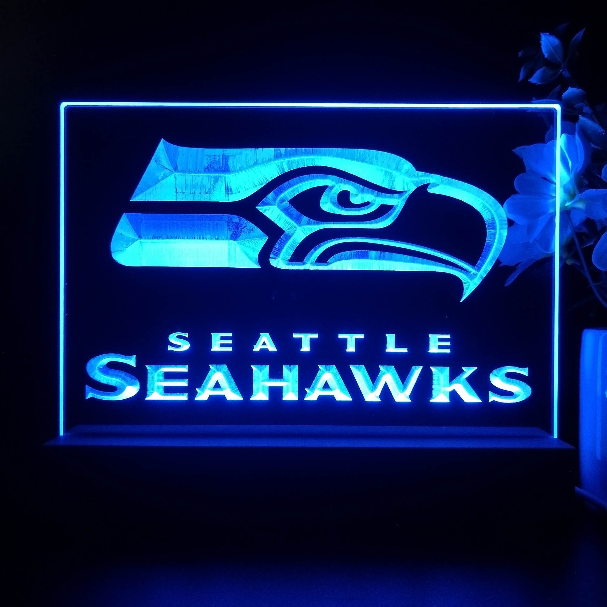 Seattle Seahawks  Neon Sign Pub Bar Lamp