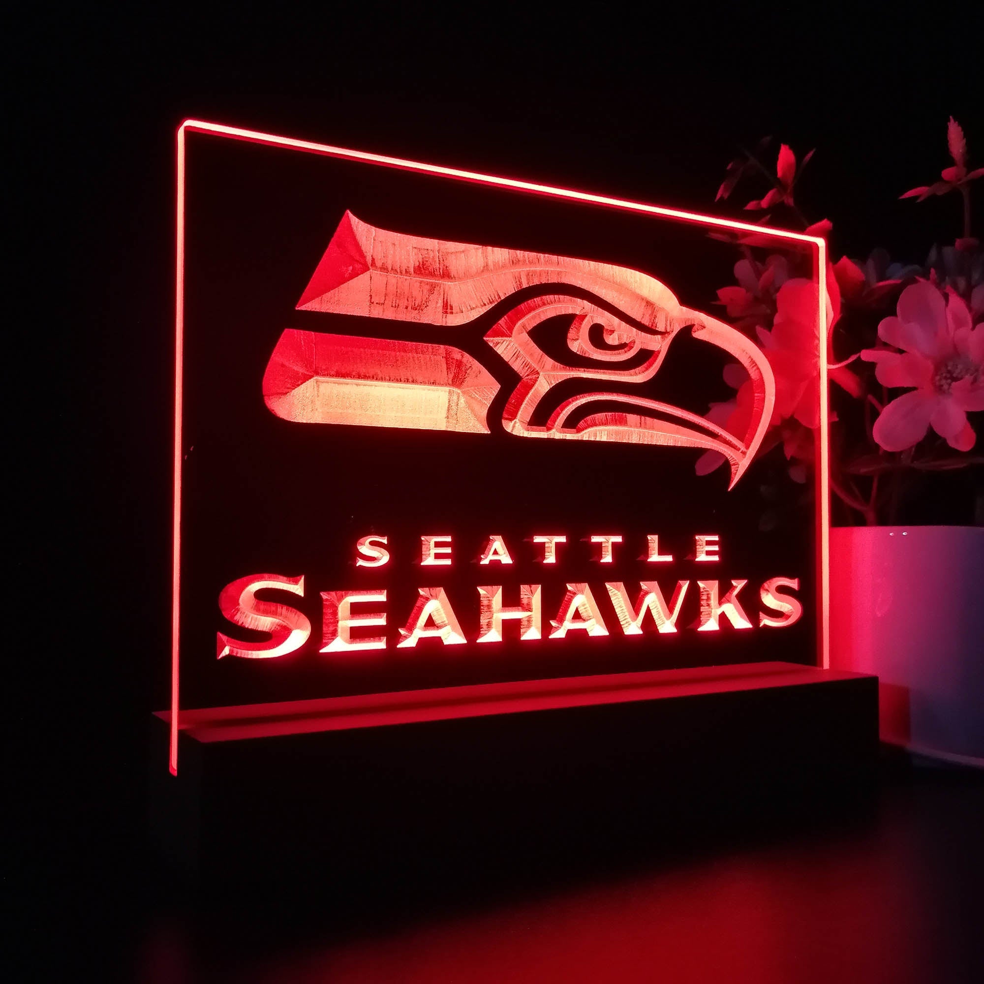 Seattle Seahawks  Neon Sign Pub Bar Lamp