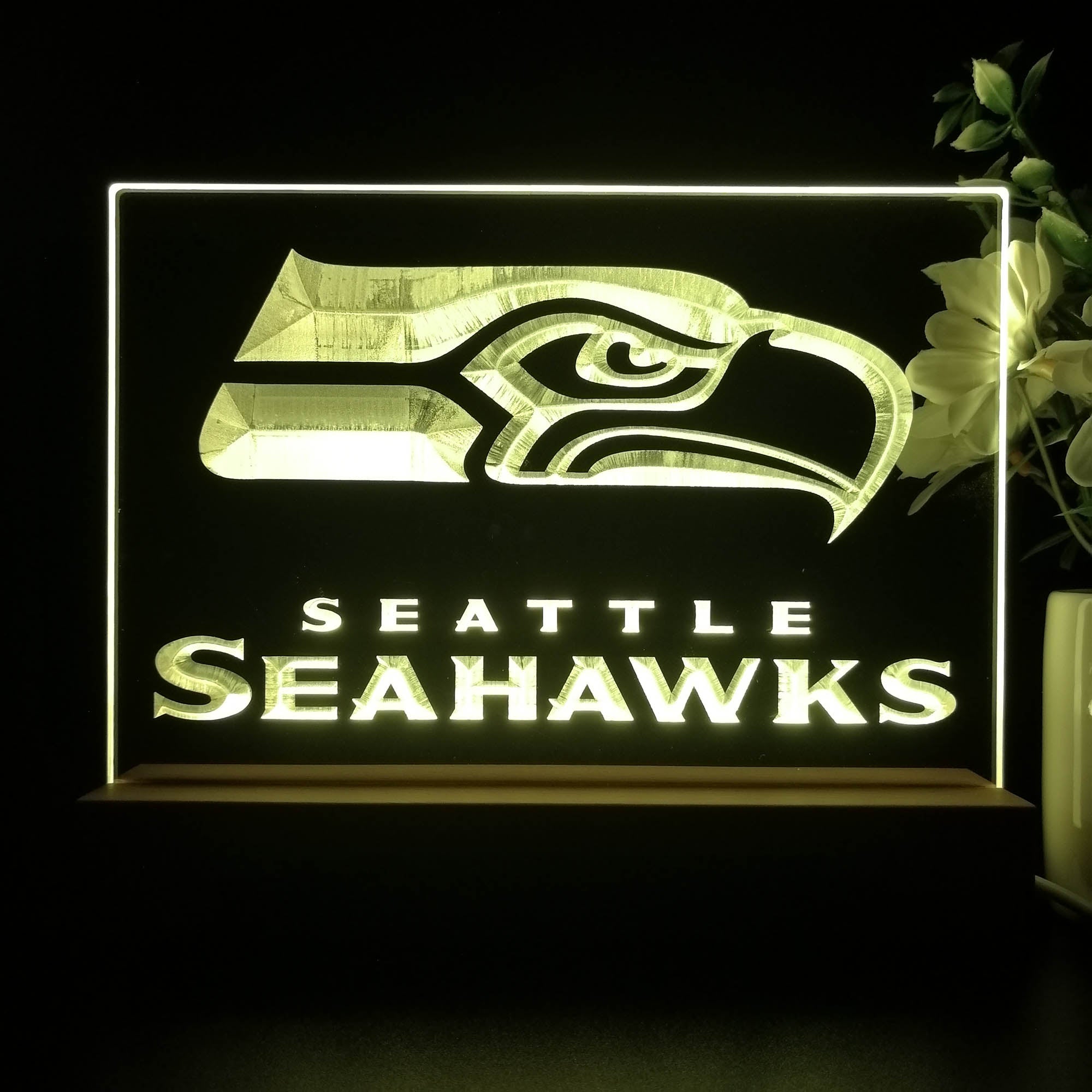 Seattle Seahawks  Neon Sign Pub Bar Lamp