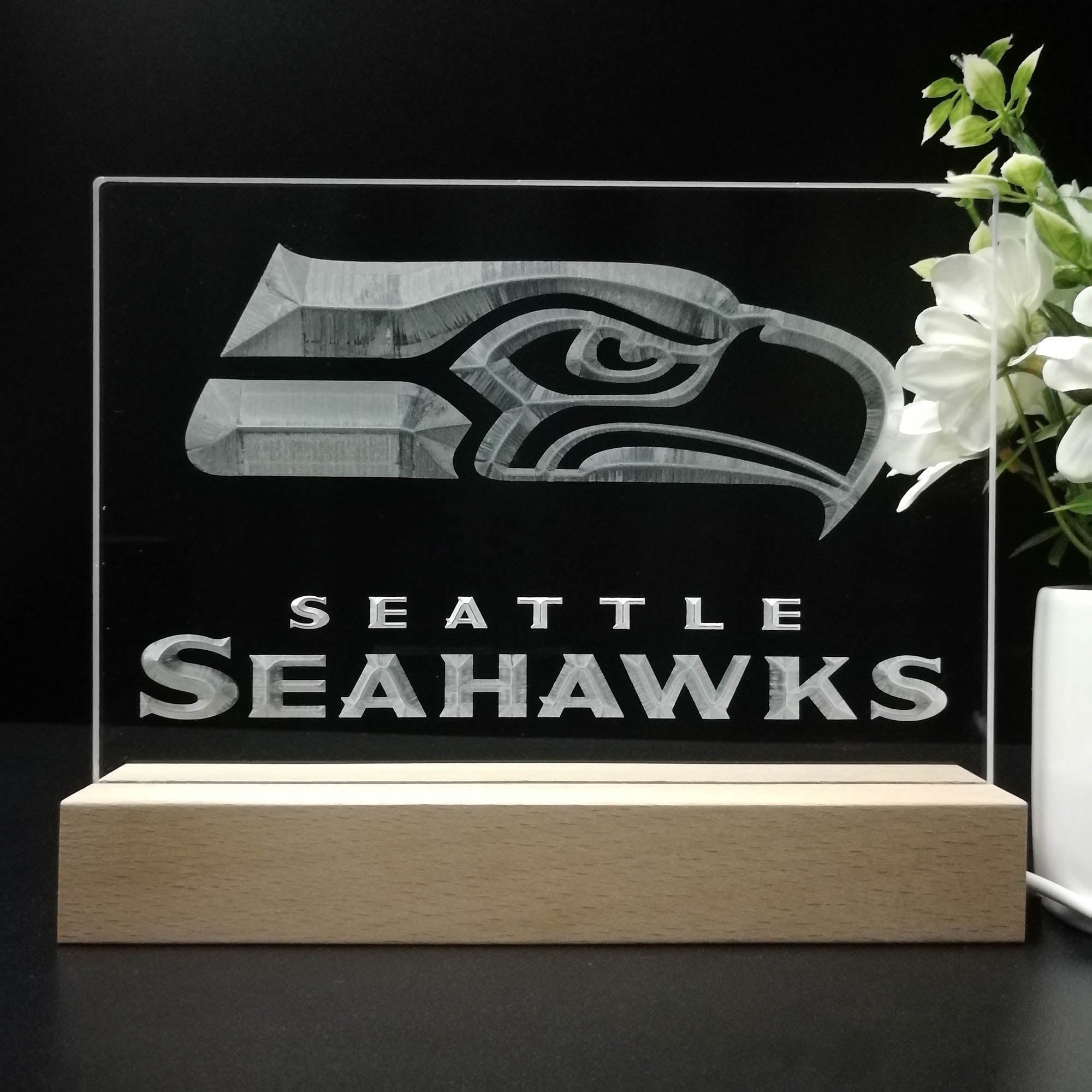 Seattle Seahawks  Neon Sign Pub Bar Lamp