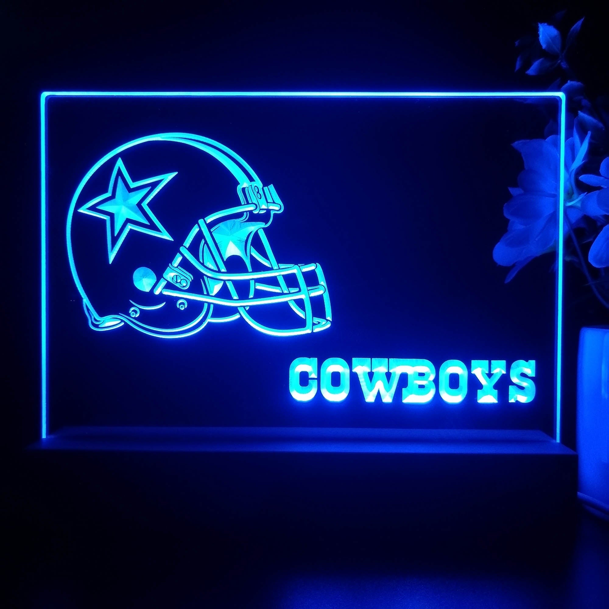 Dallas Cowboys  Neon Sign Pub Bar Lamp