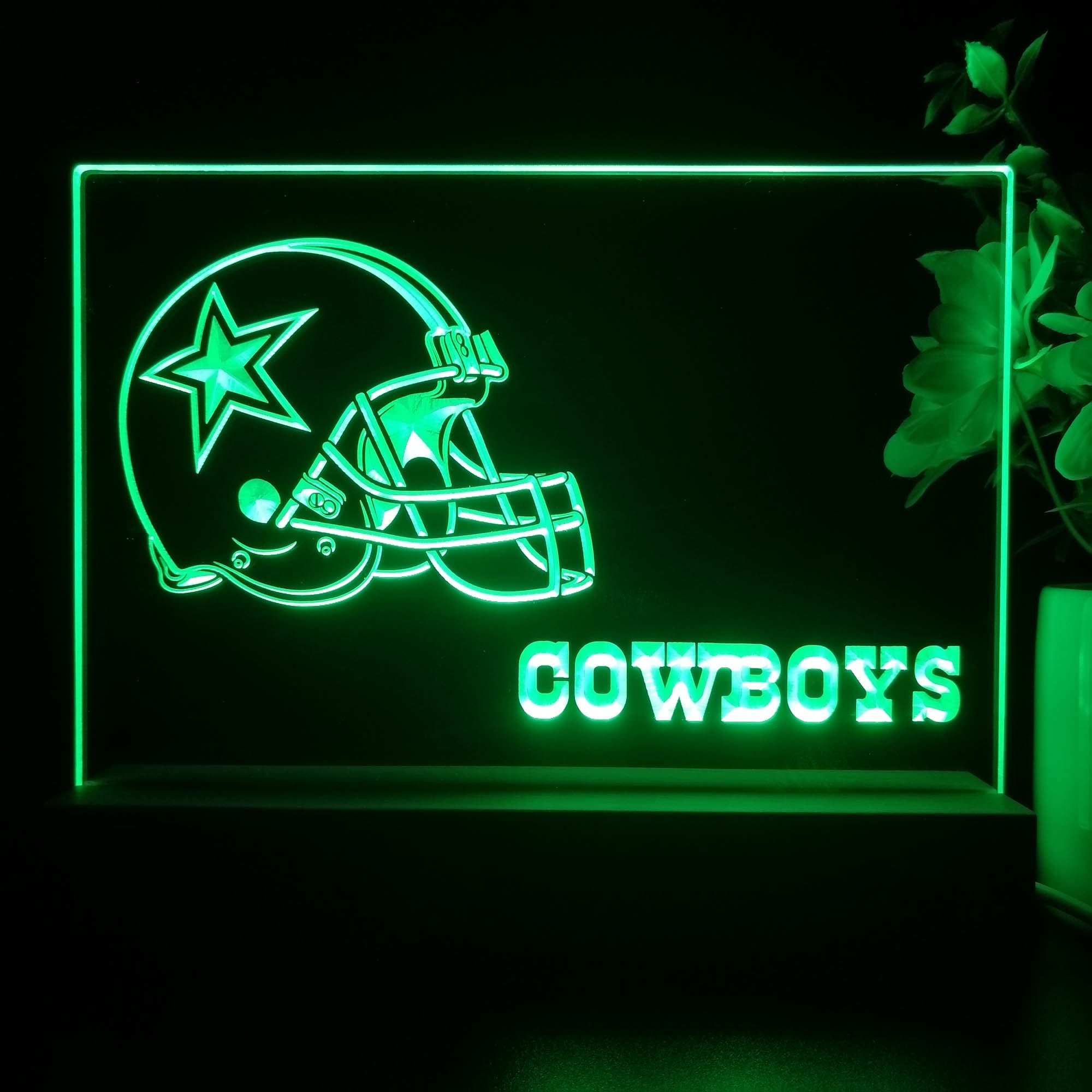 Dallas Cowboys  Neon Sign Pub Bar Lamp