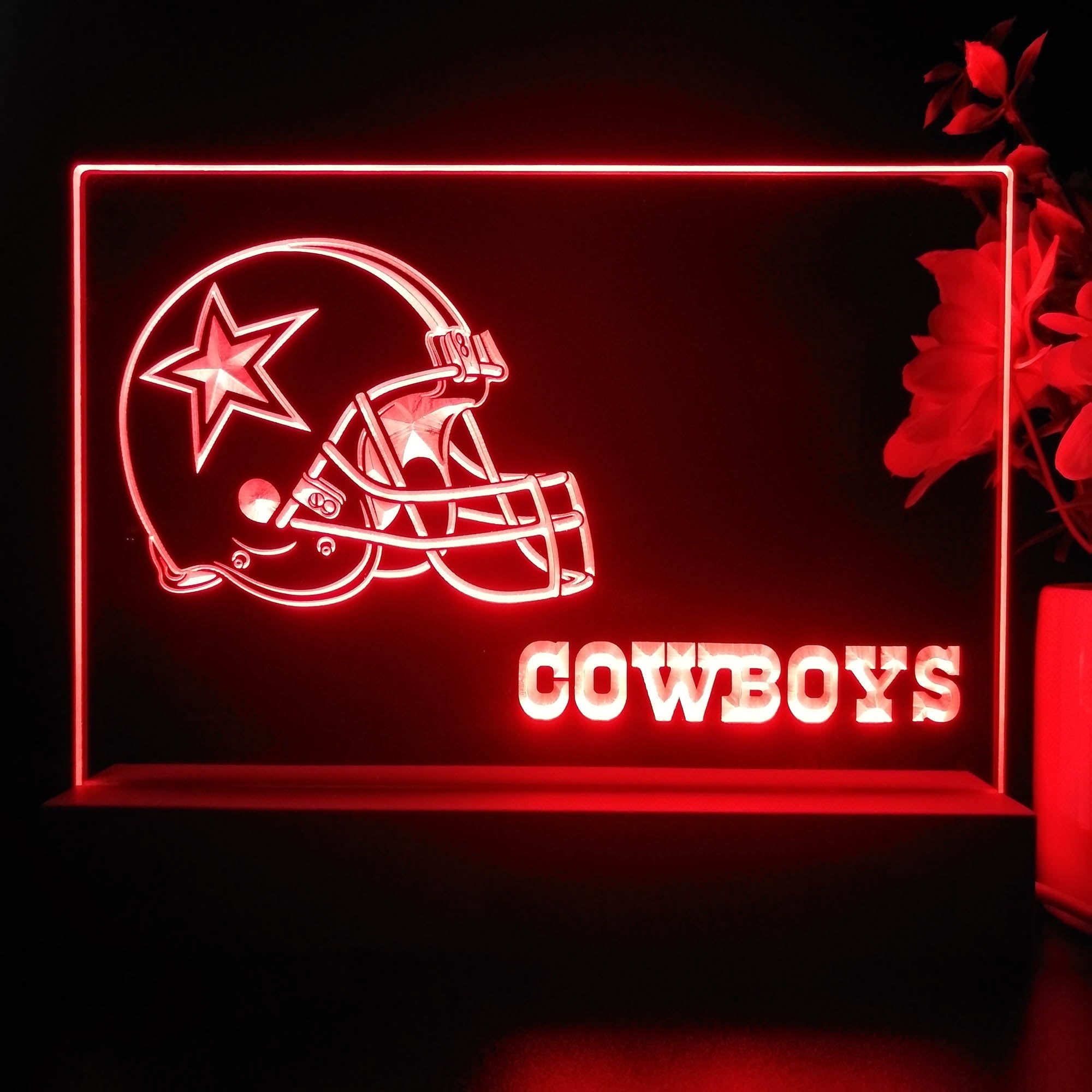 Dallas Cowboys  Neon Sign Pub Bar Lamp