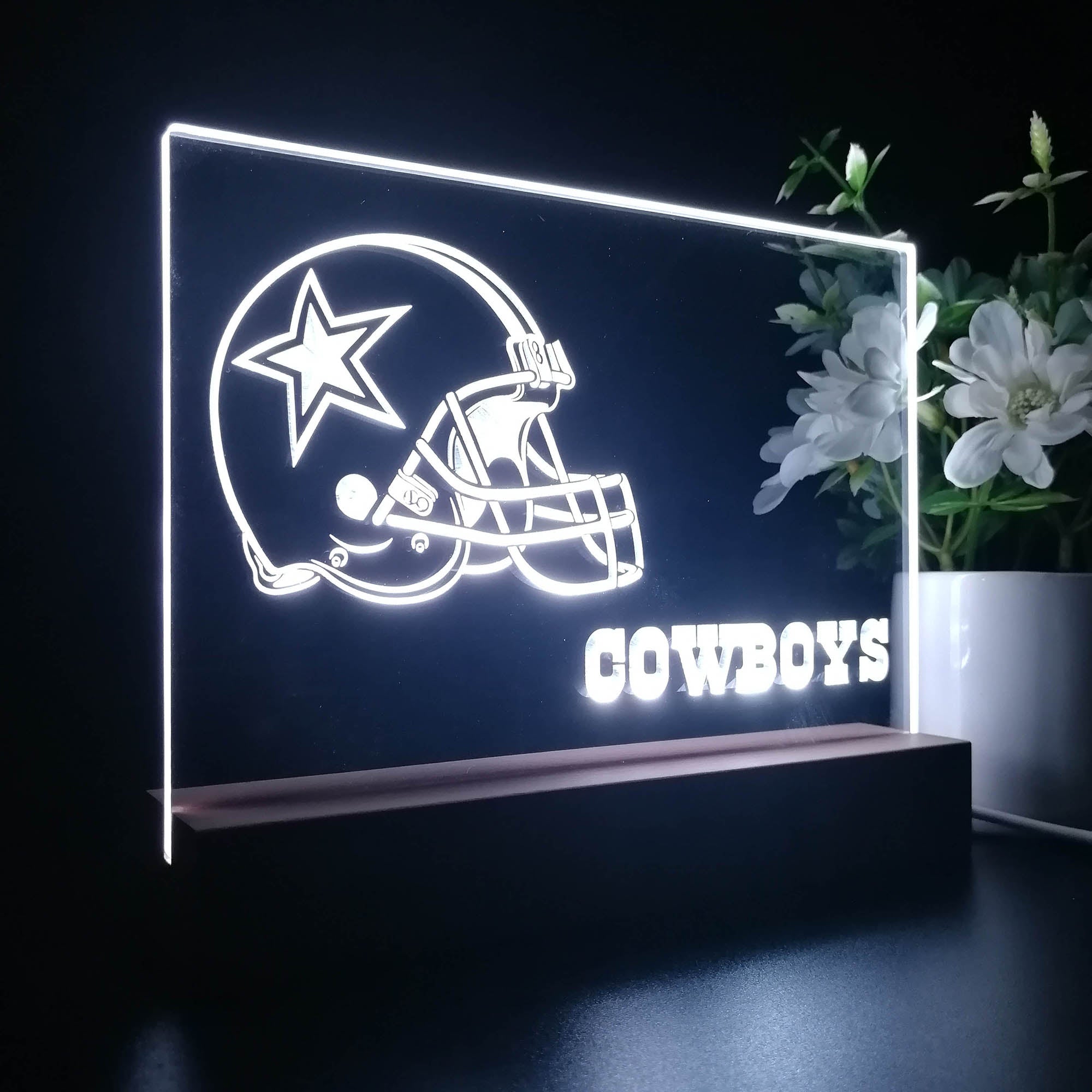 Dallas Cowboys  Neon Sign Pub Bar Lamp