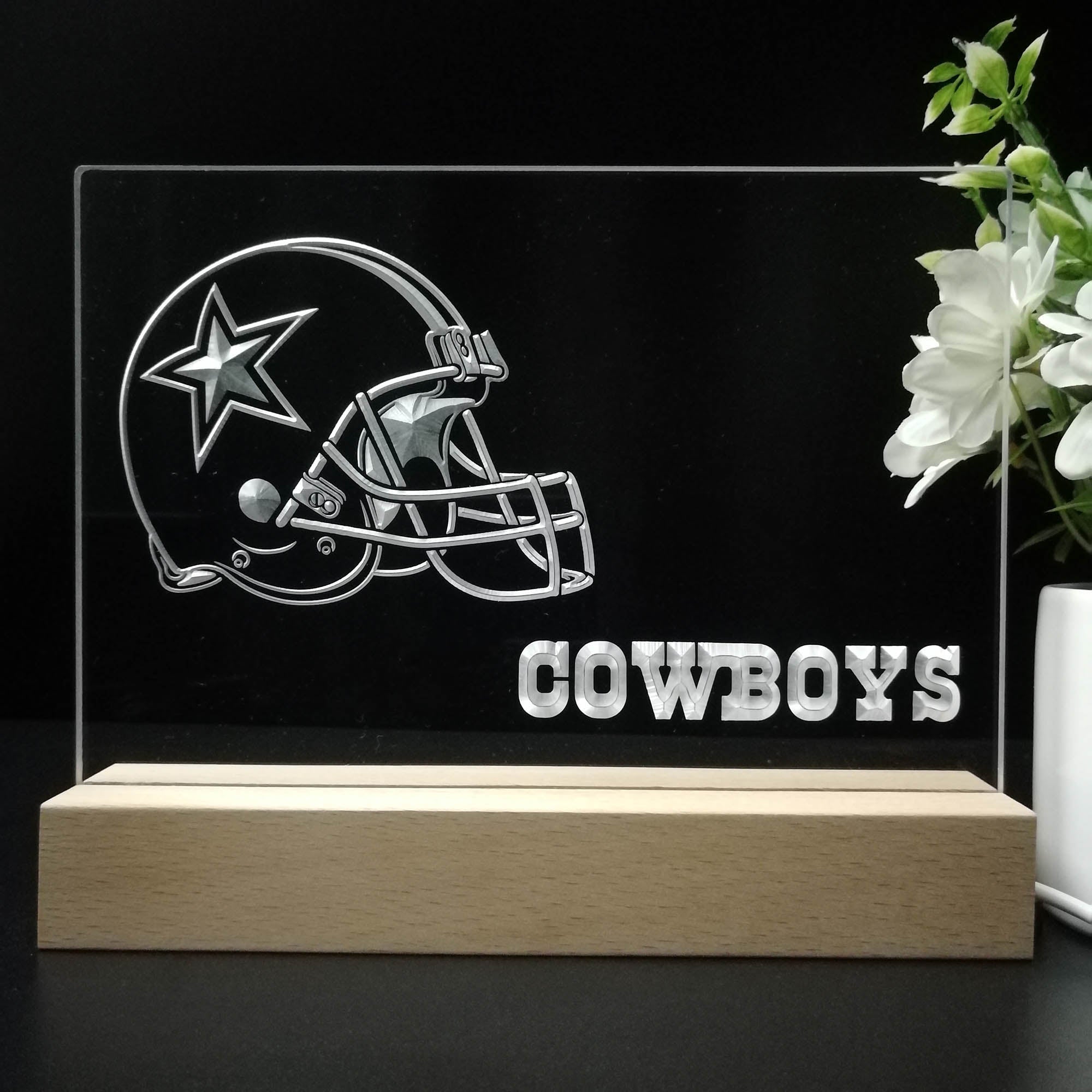 Dallas Cowboys  Neon Sign Pub Bar Lamp