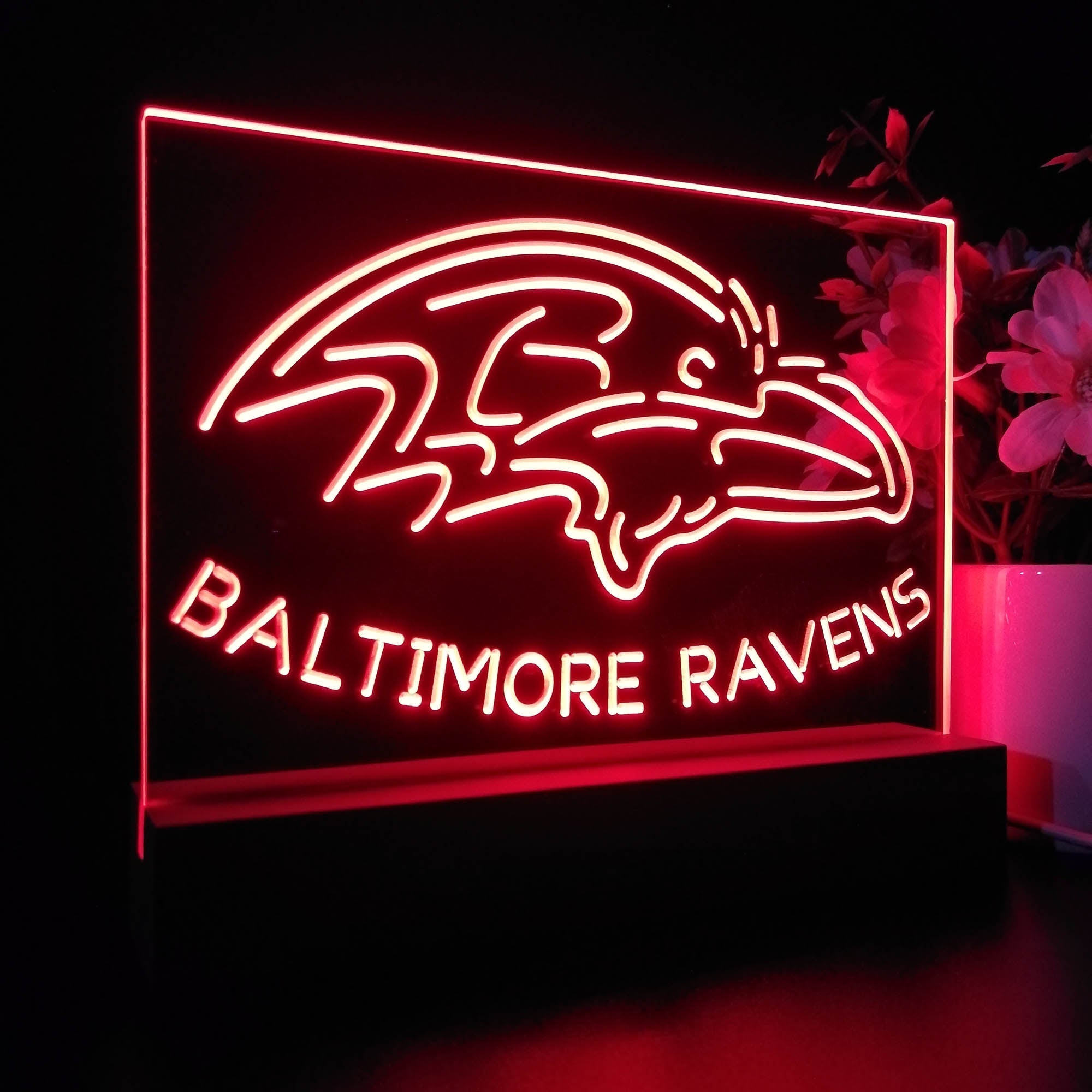 Baltimore Ravens  Neon Sign Pub Bar Lamp