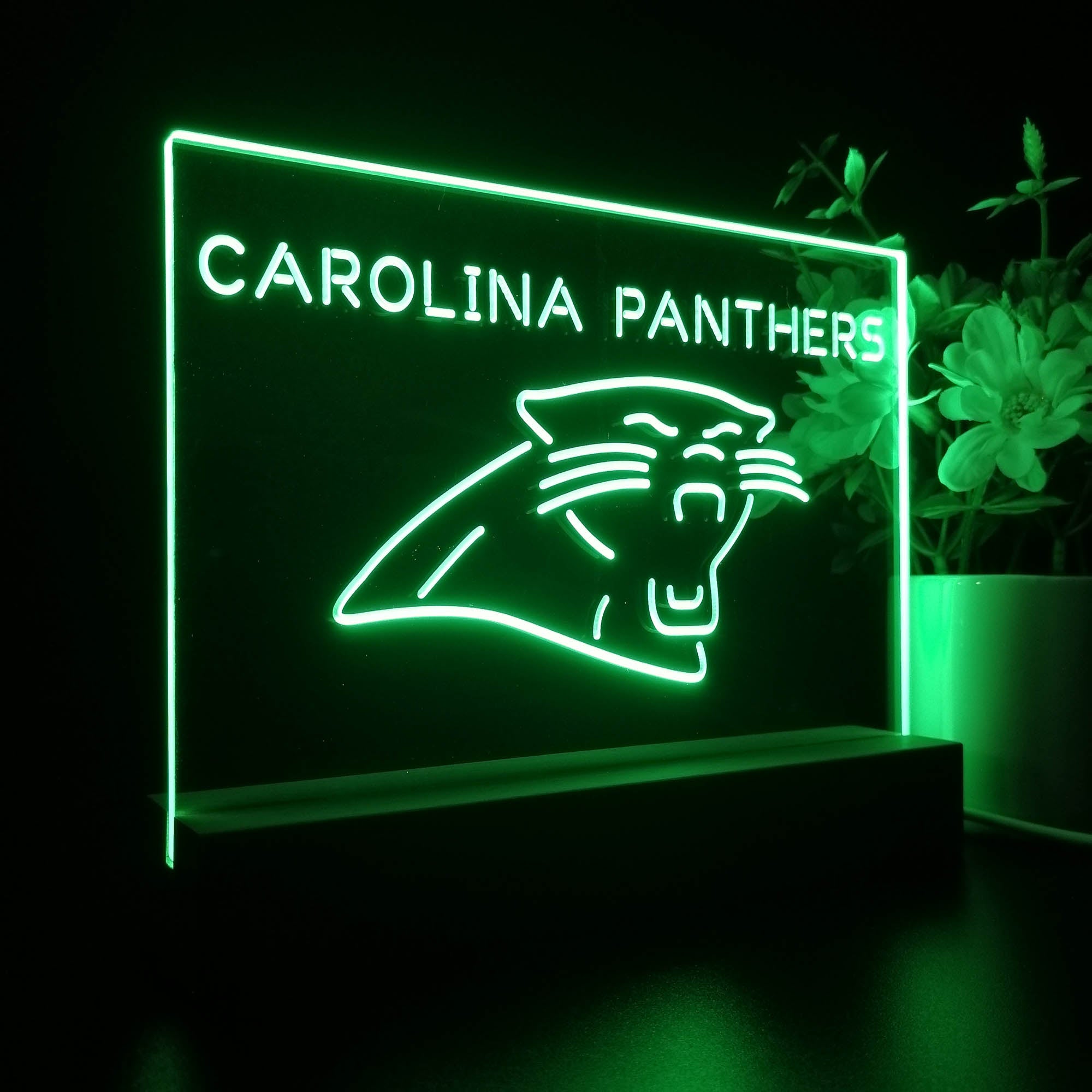 Carolina Panthers  Neon Sign Pub Bar Lamp