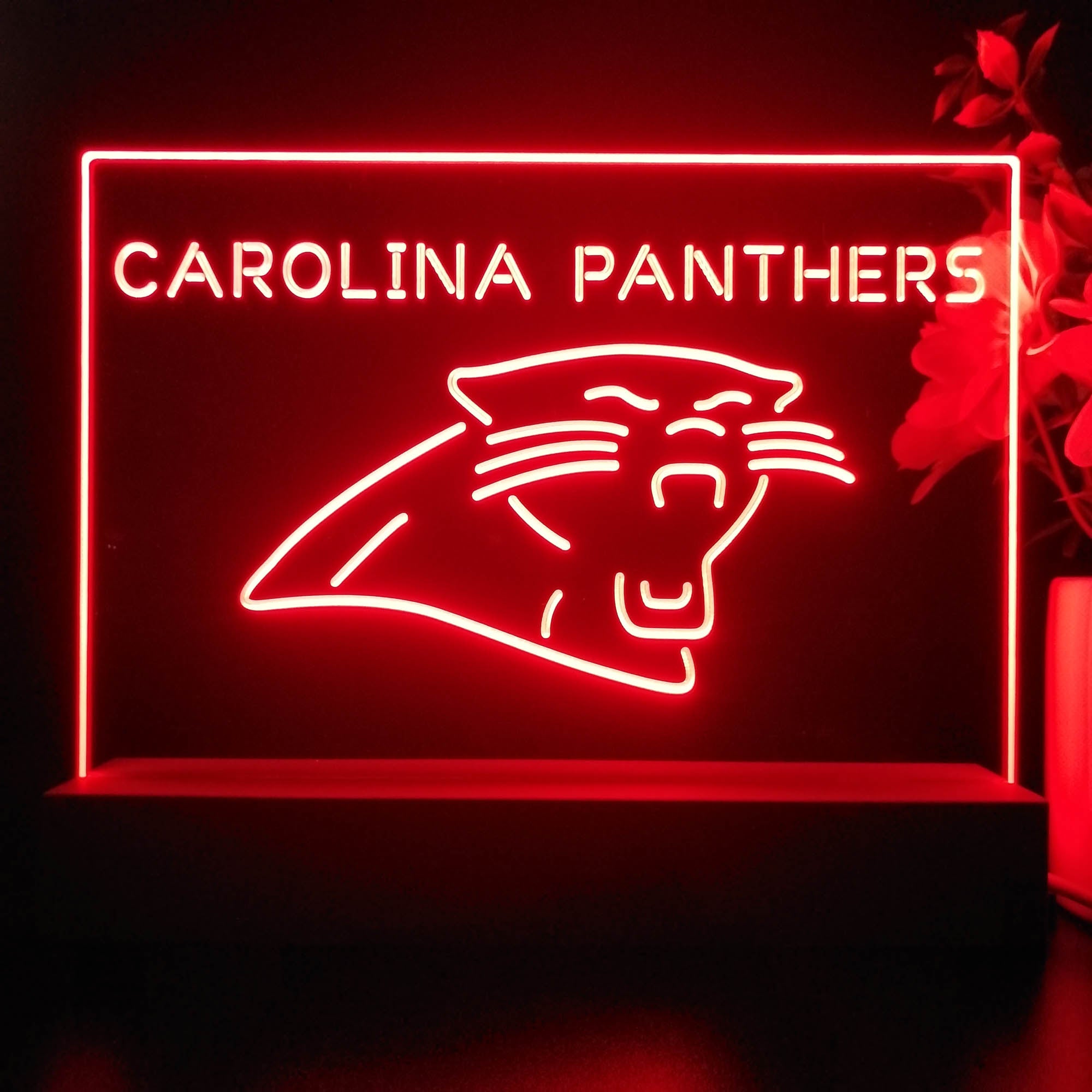 Carolina Panthers  Neon Sign Pub Bar Lamp