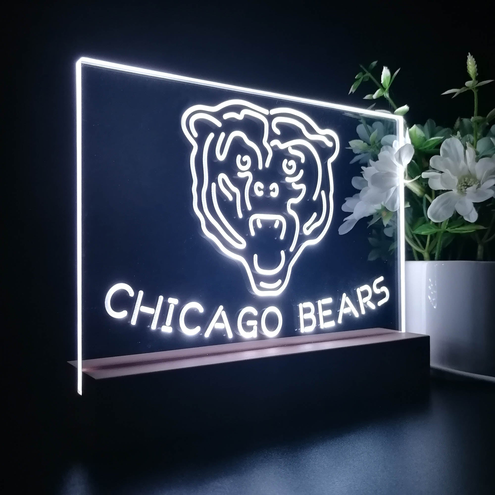 Chicago Bears  Neon Sign Pub Bar Lamp