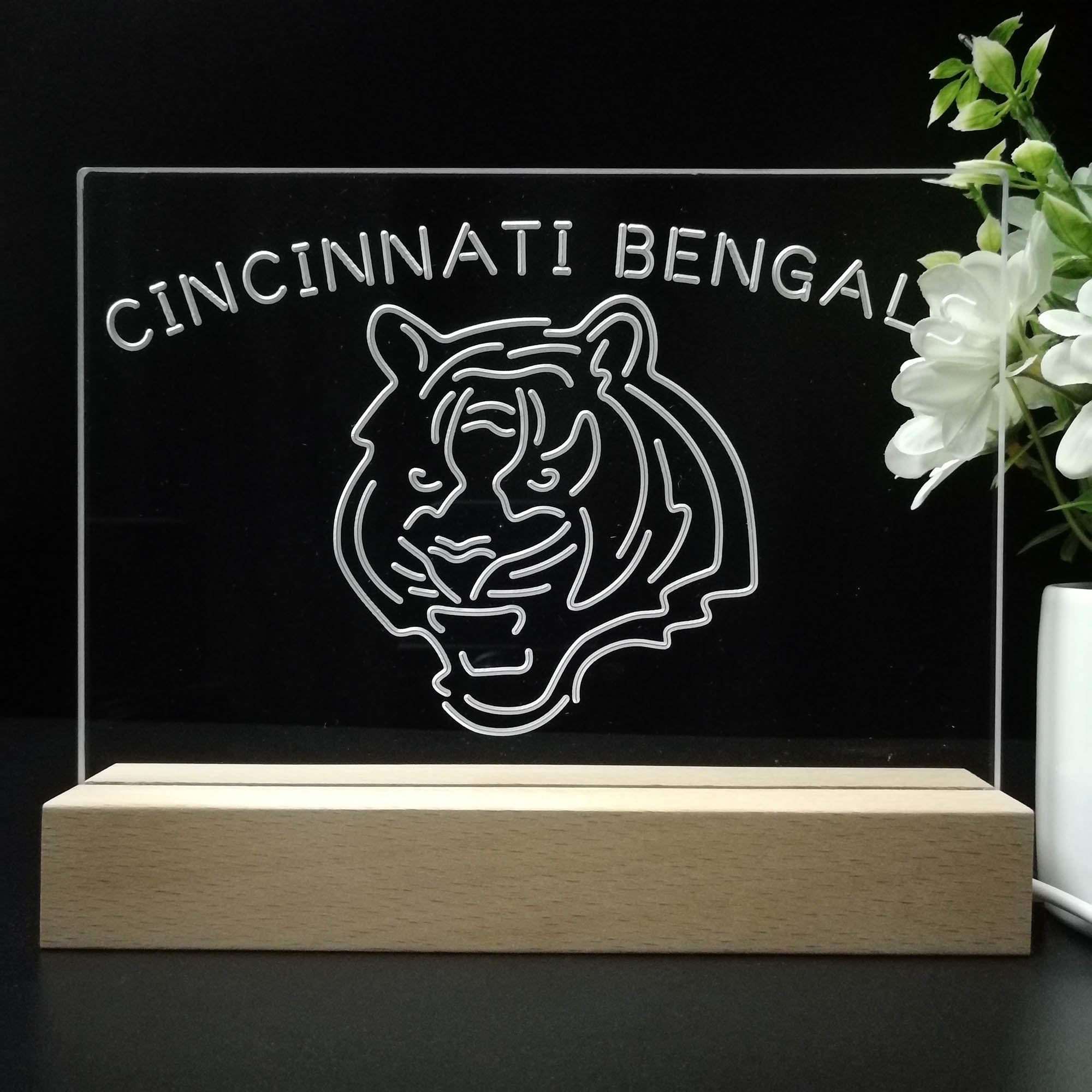 Cincinnati Bengals  Neon Sign Pub Bar Lamp