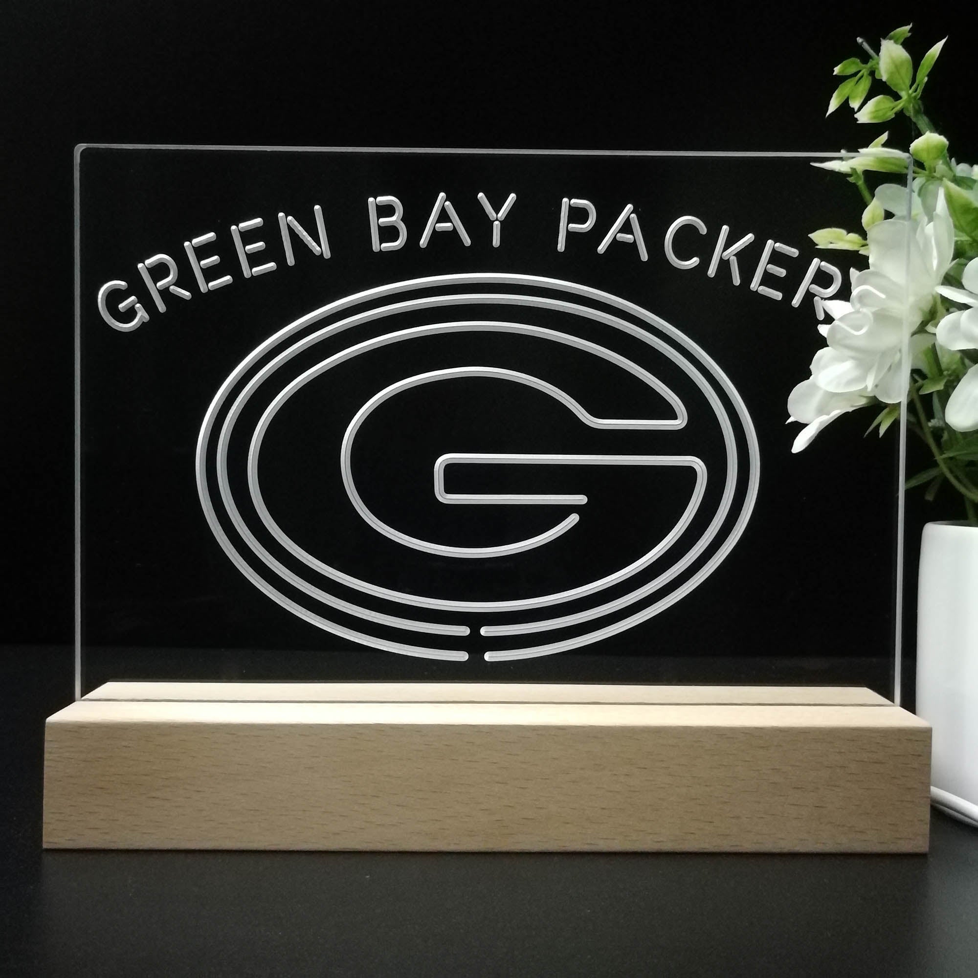 Green Bay Packers  Led Light Sign Pub Bar Lamp