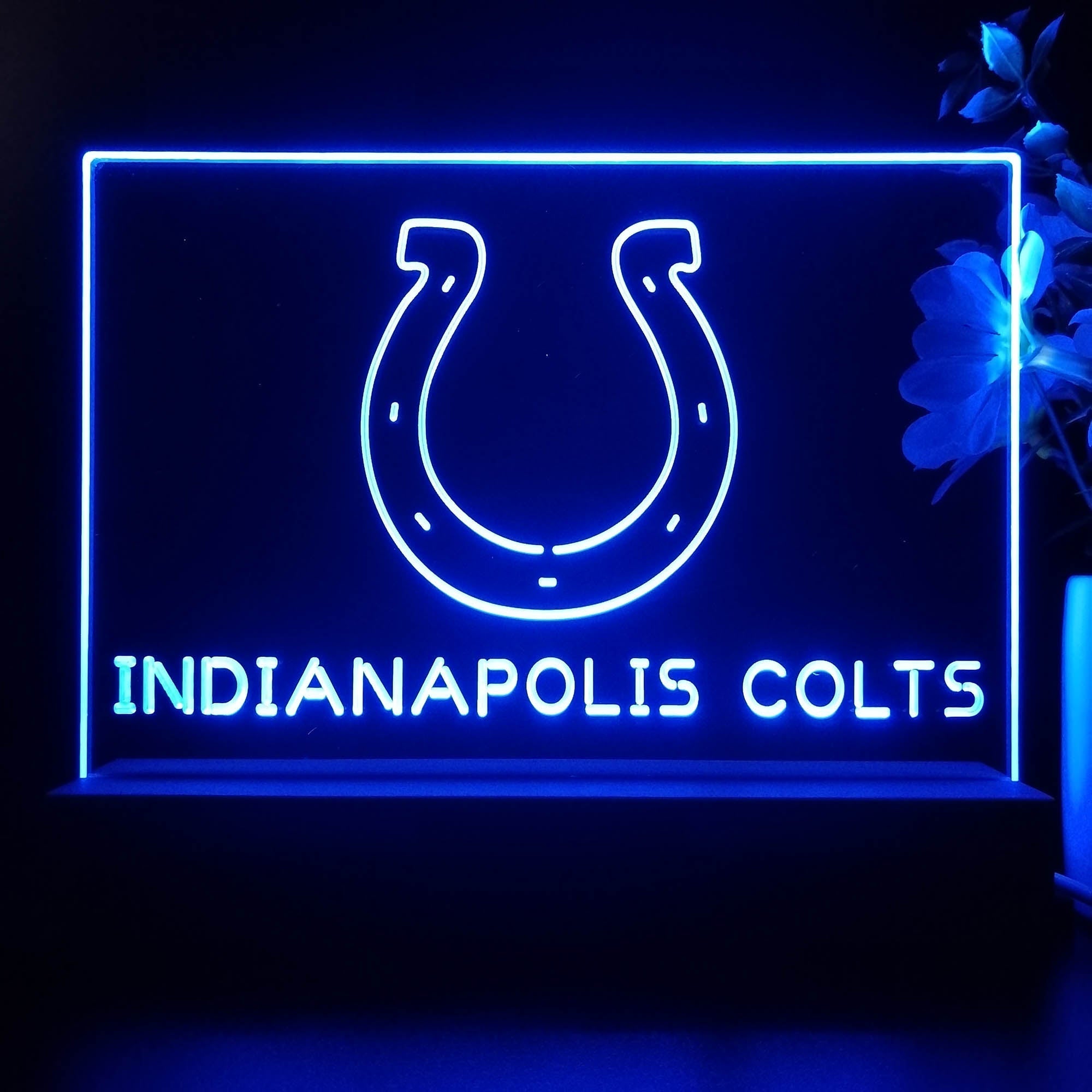 Indianapolis Colts  Led Light Sign Pub Bar Lamp