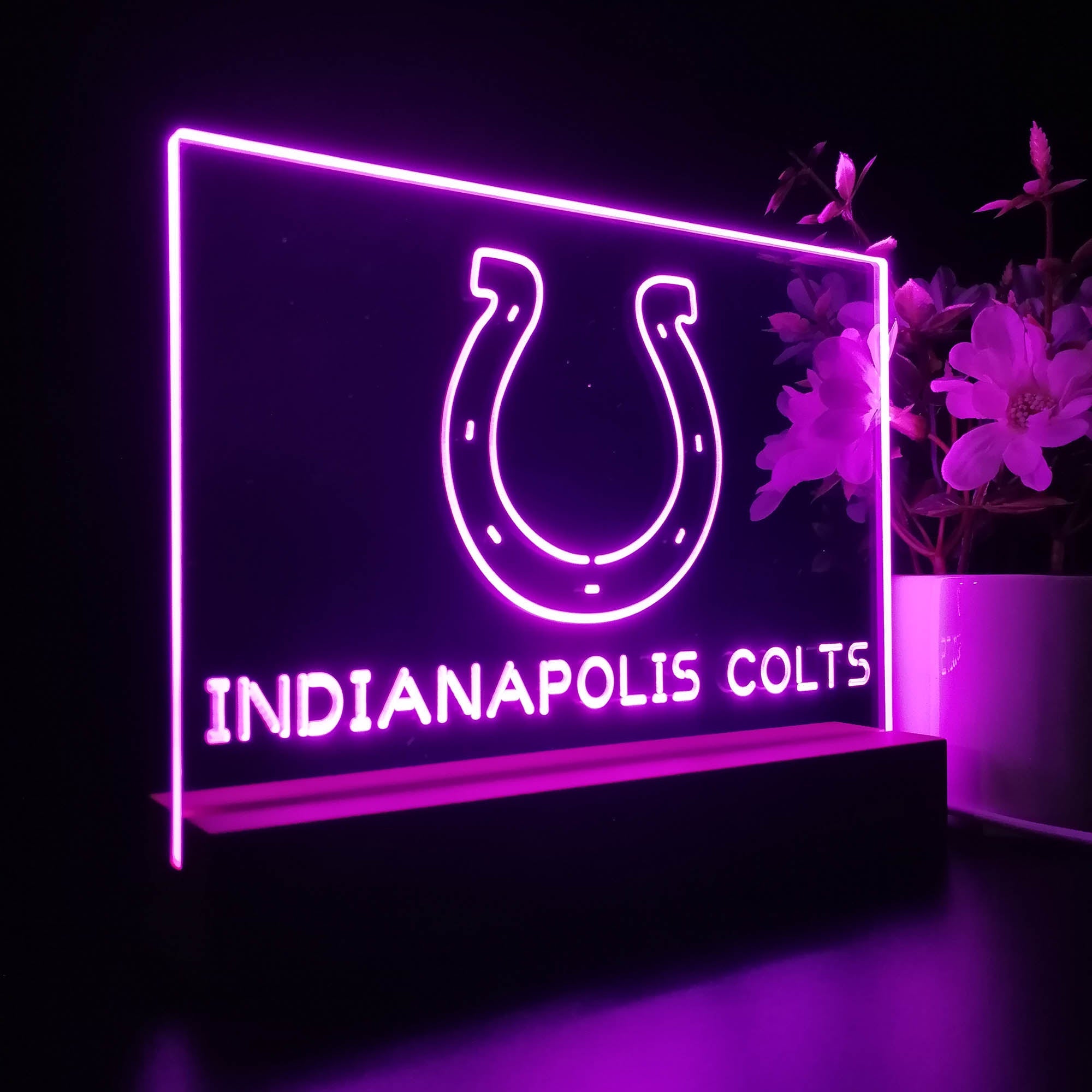 Indianapolis Colts  Led Light Sign Pub Bar Lamp