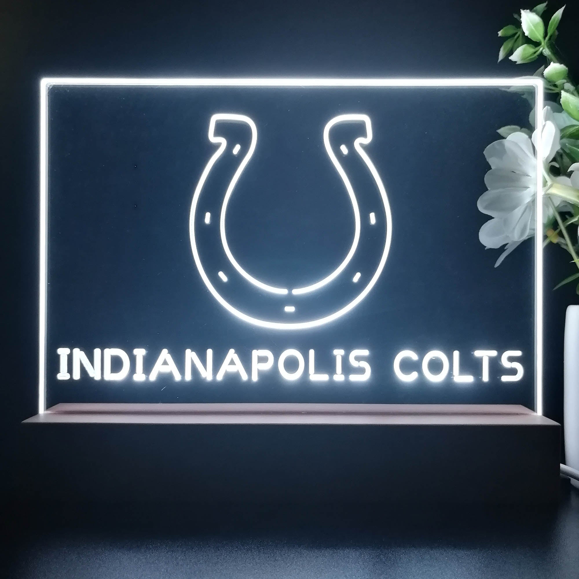 Indianapolis Colts  Led Light Sign Pub Bar Lamp